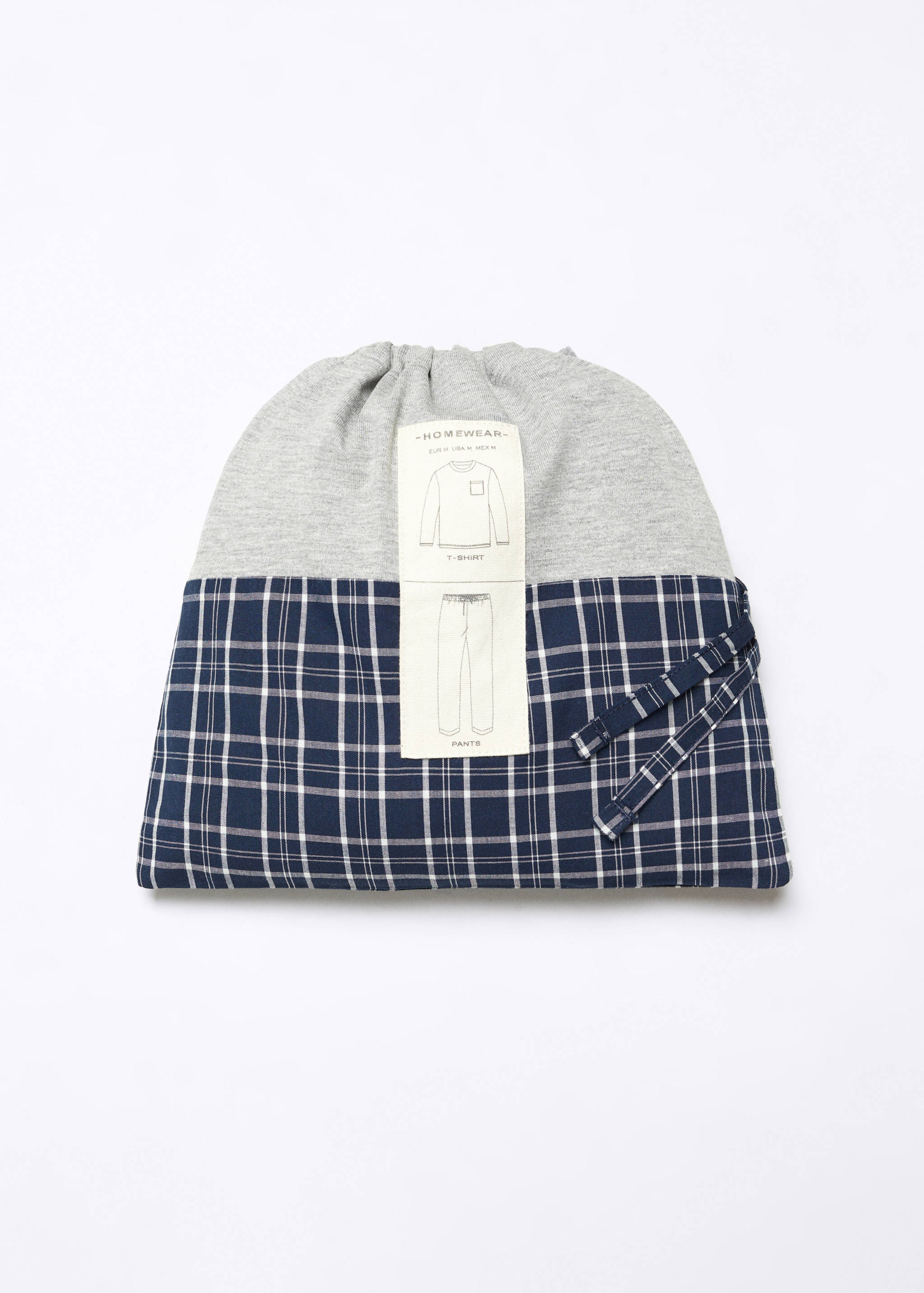 Pyjama-Pack aus gemusterter Baumwolle - Detail des Artikels 0