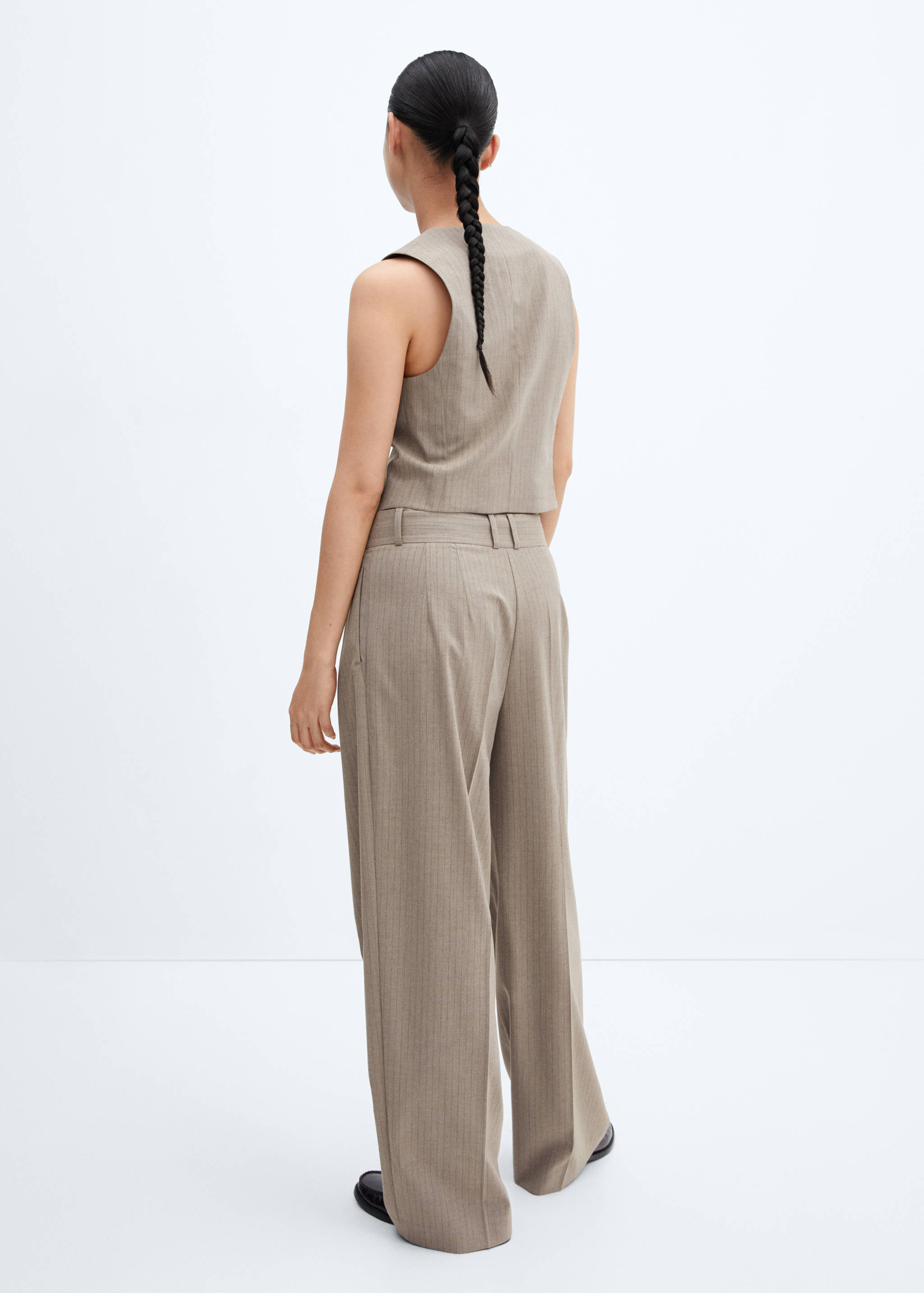 Pantalon à fines rayures - Verso de l’article