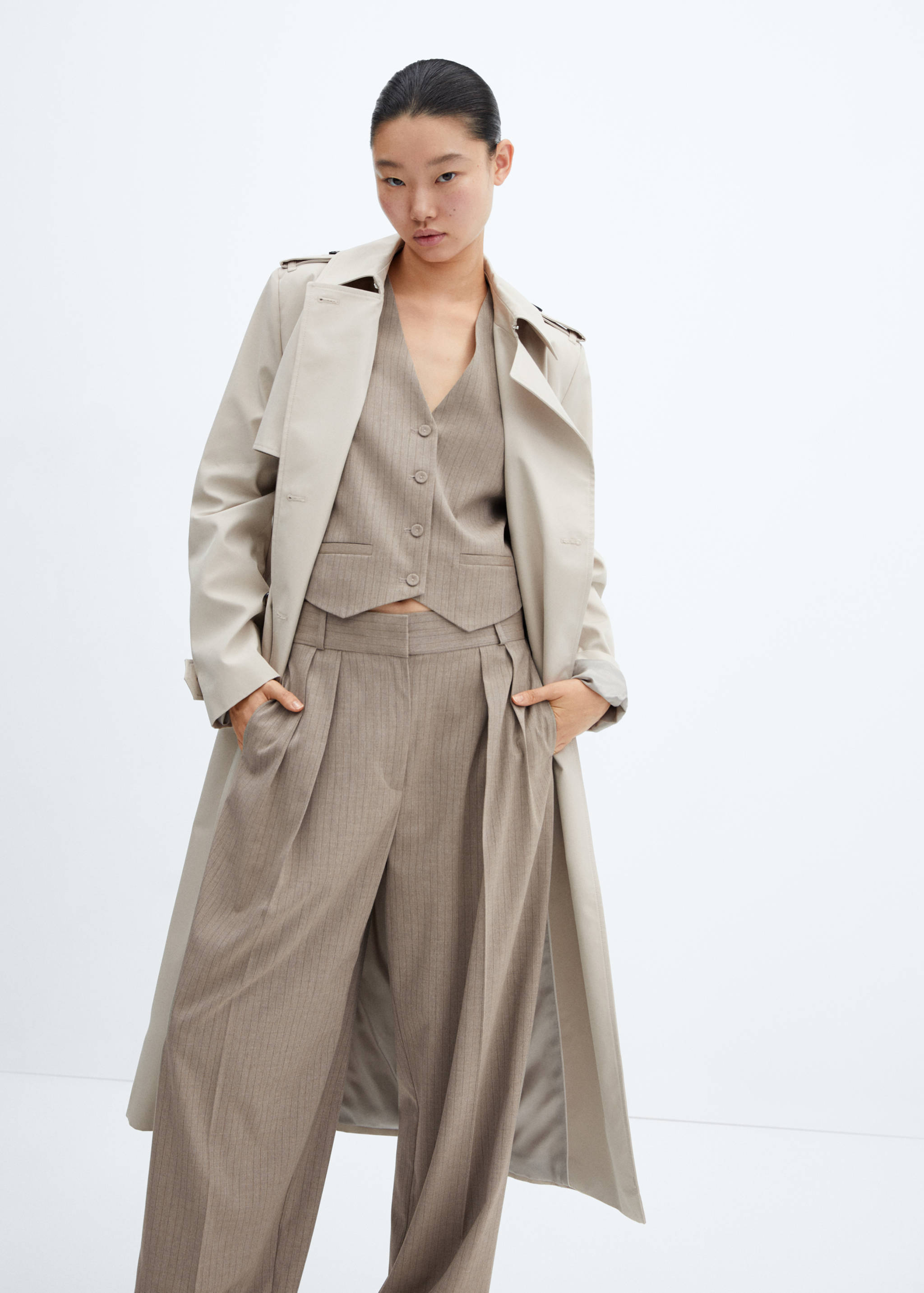 Pantalon à fines rayures - Détail de l'article 1