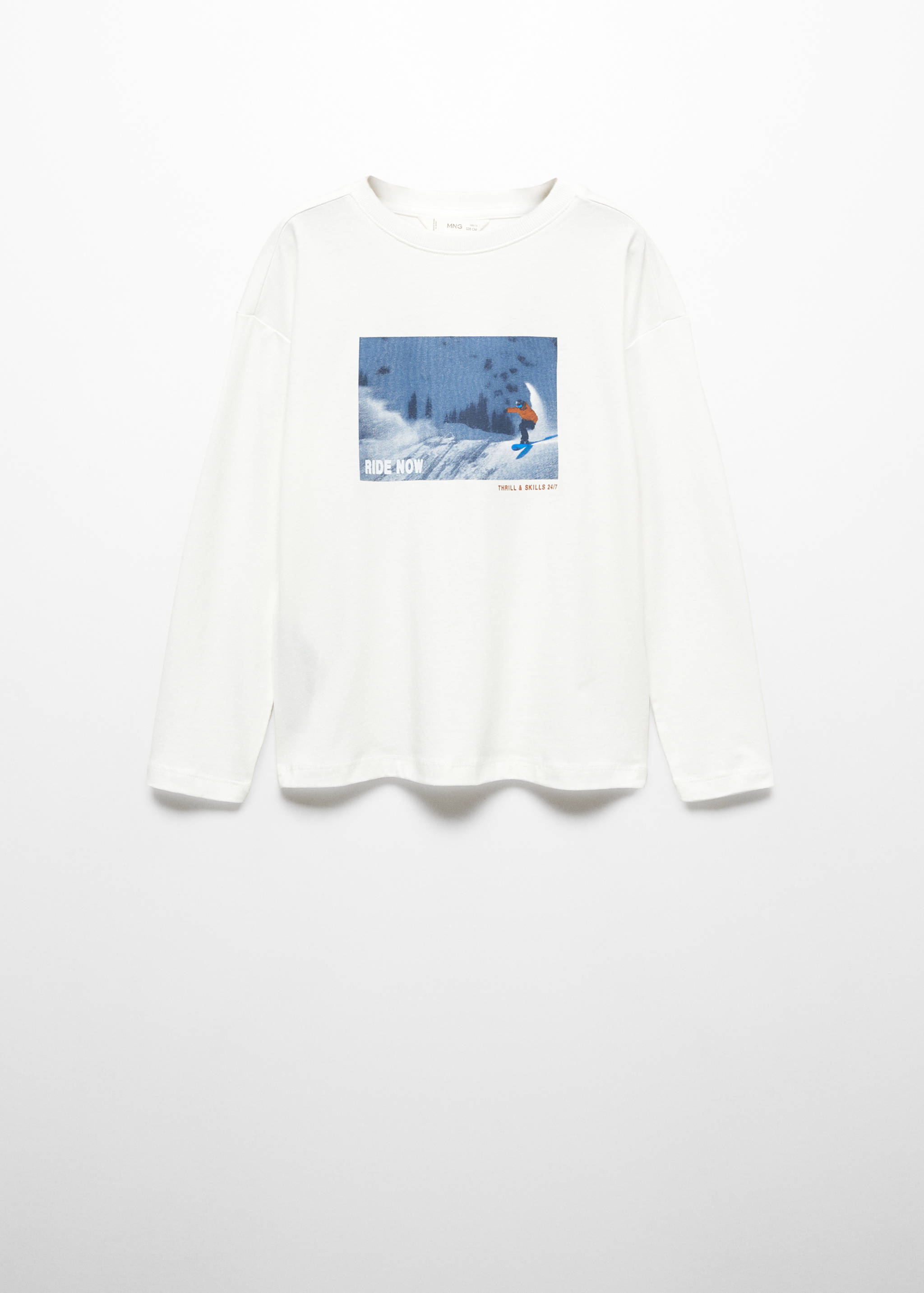 Bedrucktes Baumwoll-T-Shirt - Artikel ohne Model