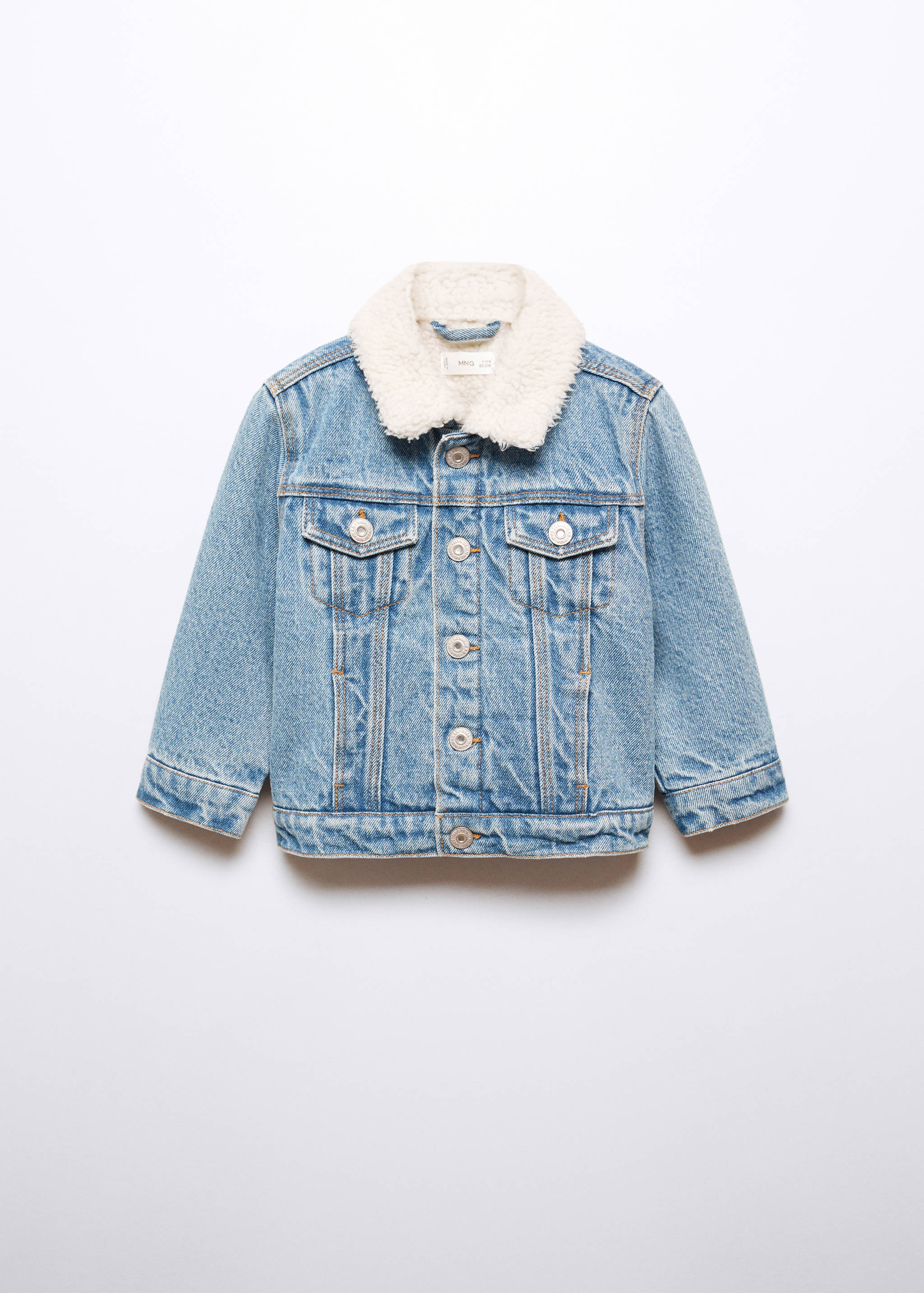 Jacket with shearling-effect lining - Article without model