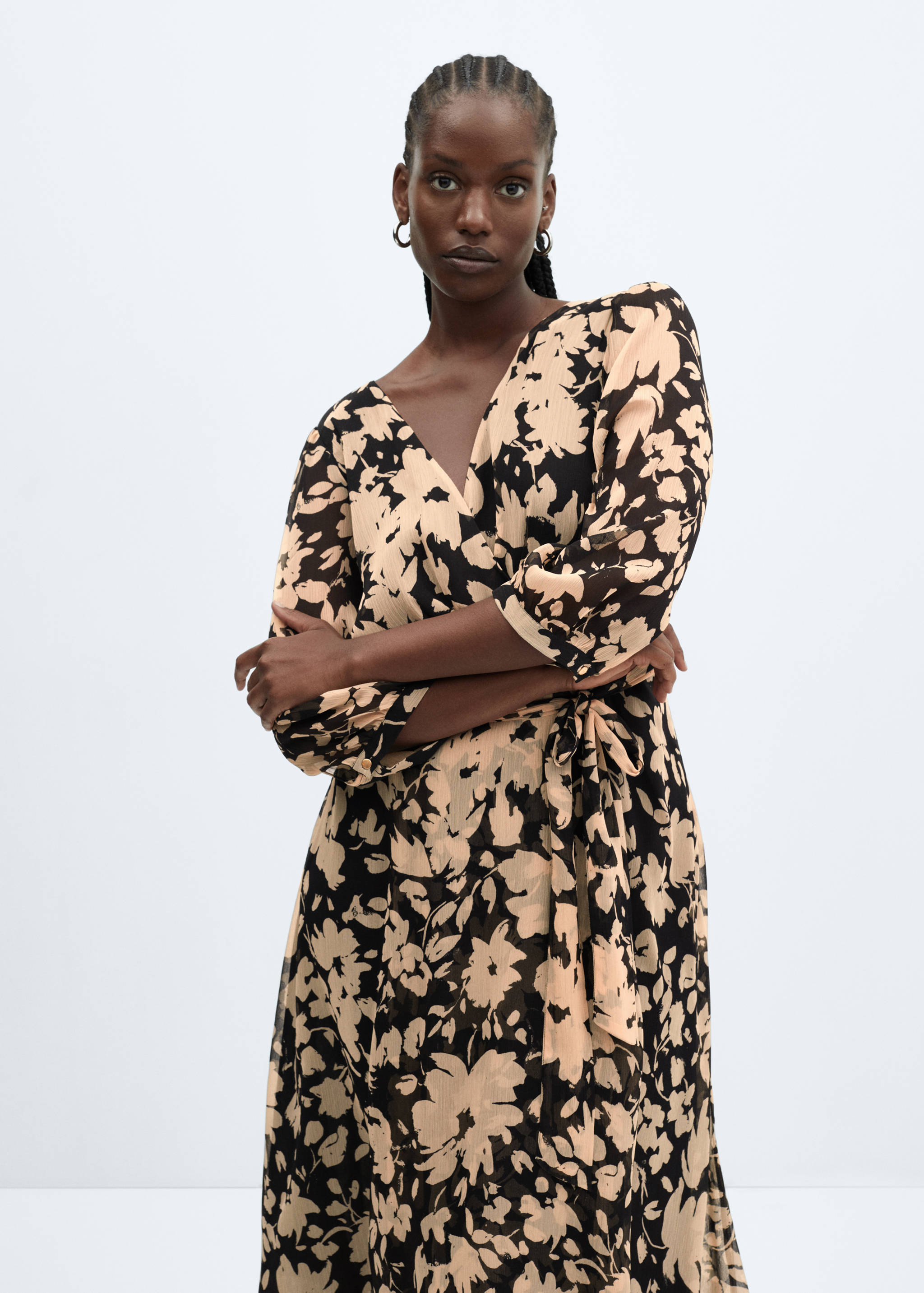 Vestido fluido estampado floral - Detalle del artículo 5