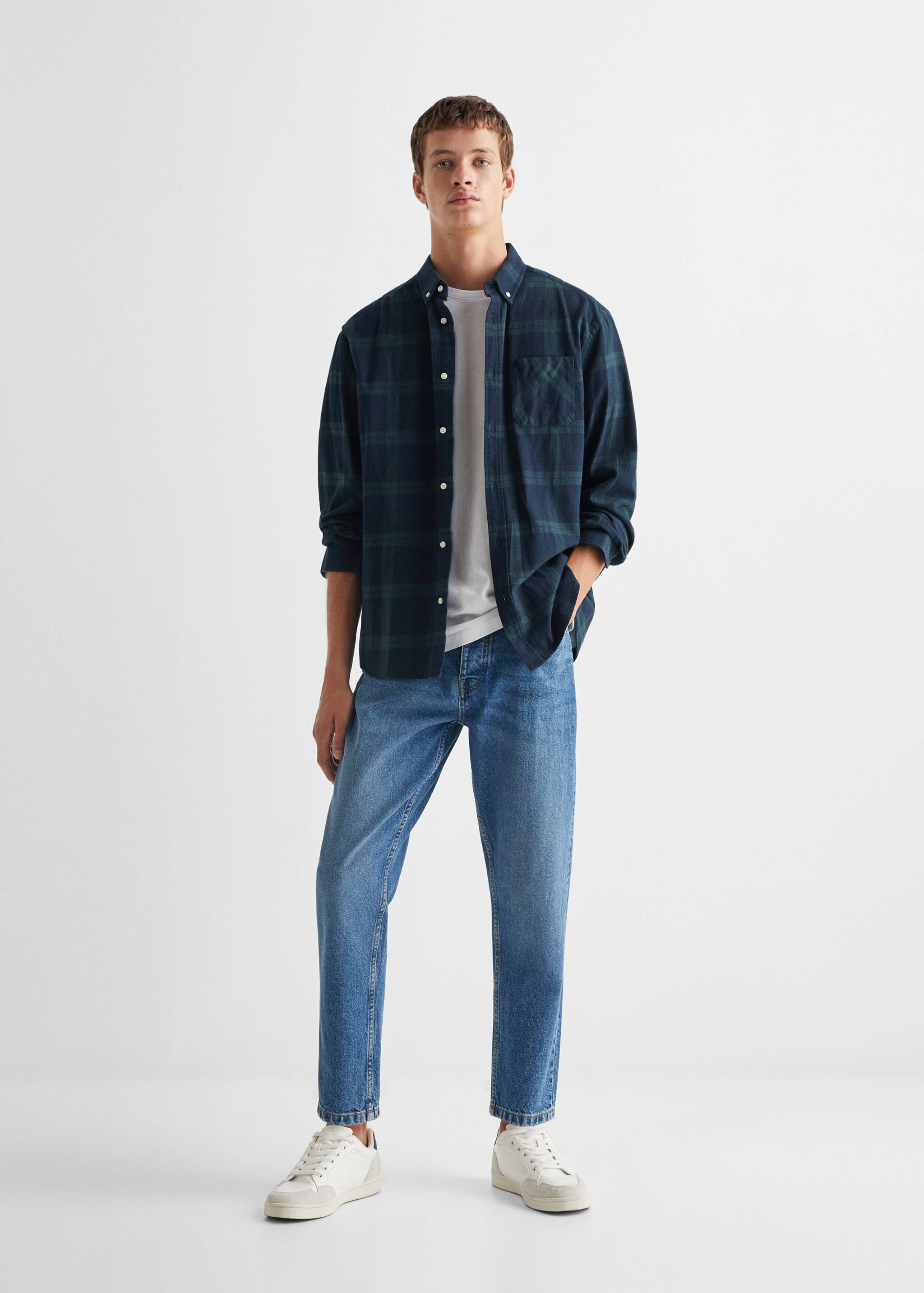 Regular-fit check shirt - General plane