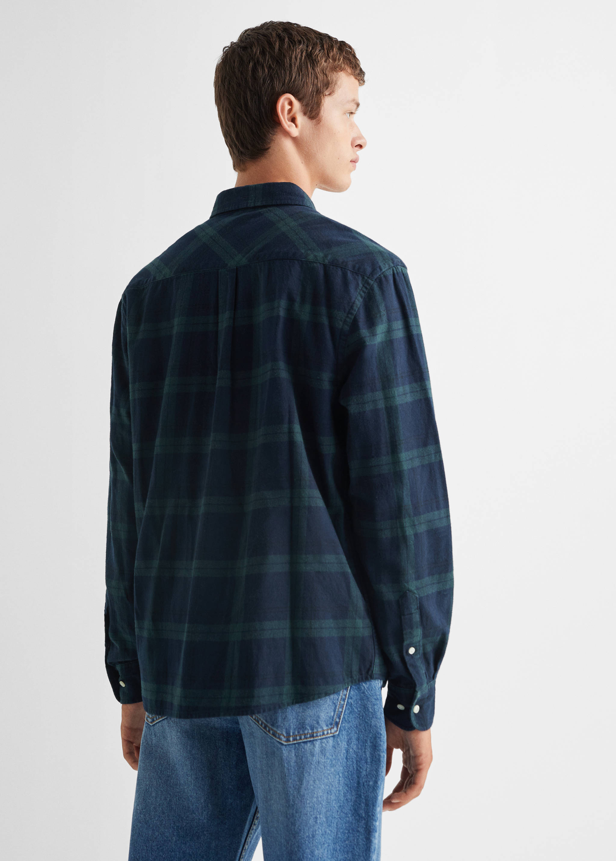 Regular-fit check shirt - Reverse of the article