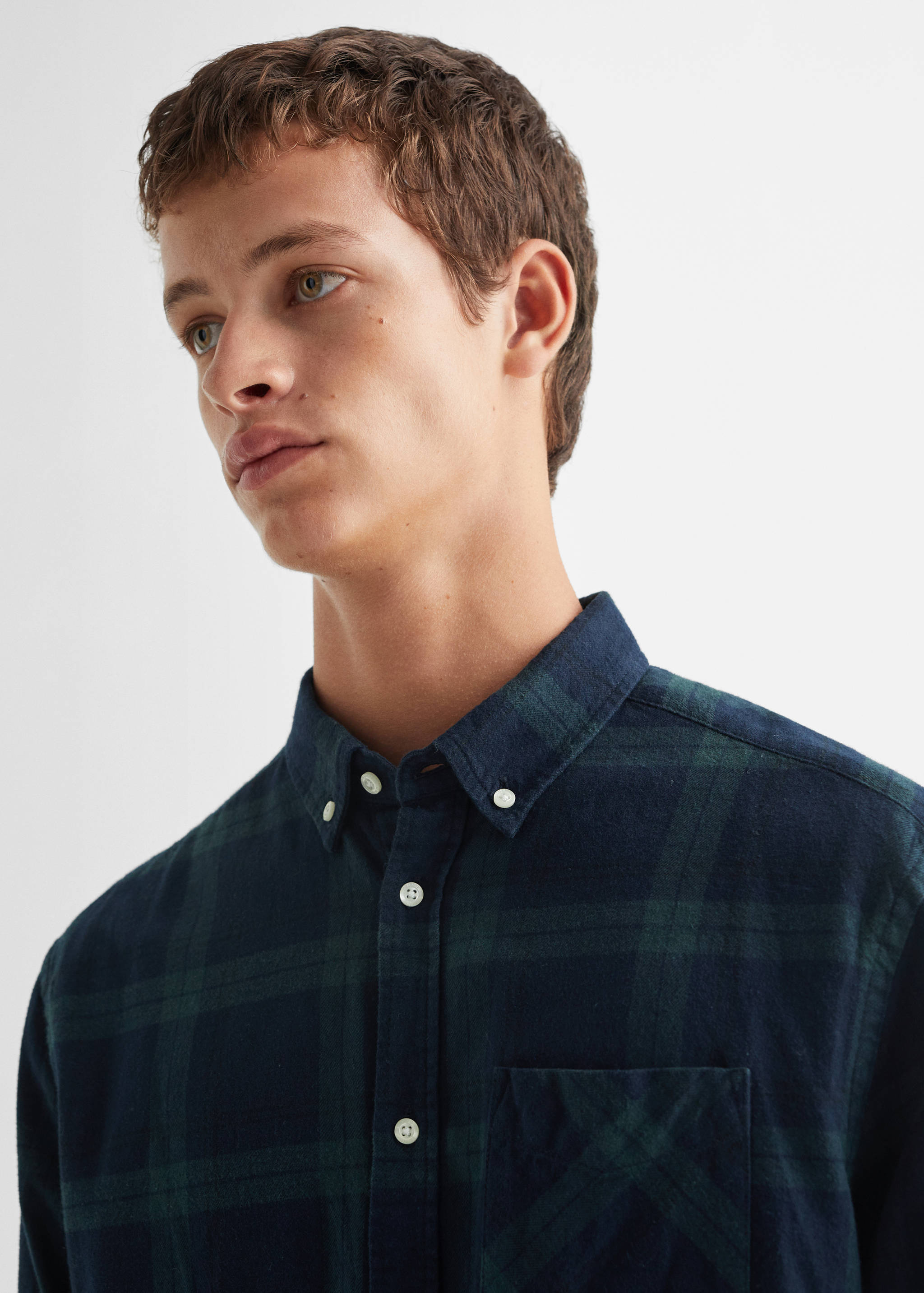 Regular-fit check shirt - Details of the article 1