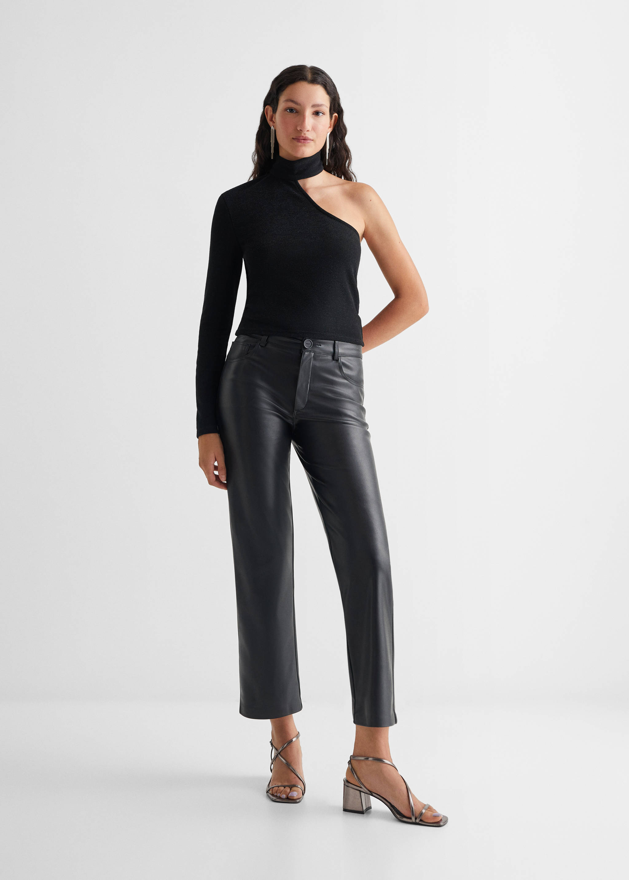 Asymmetric cotton T-shirt - General plane