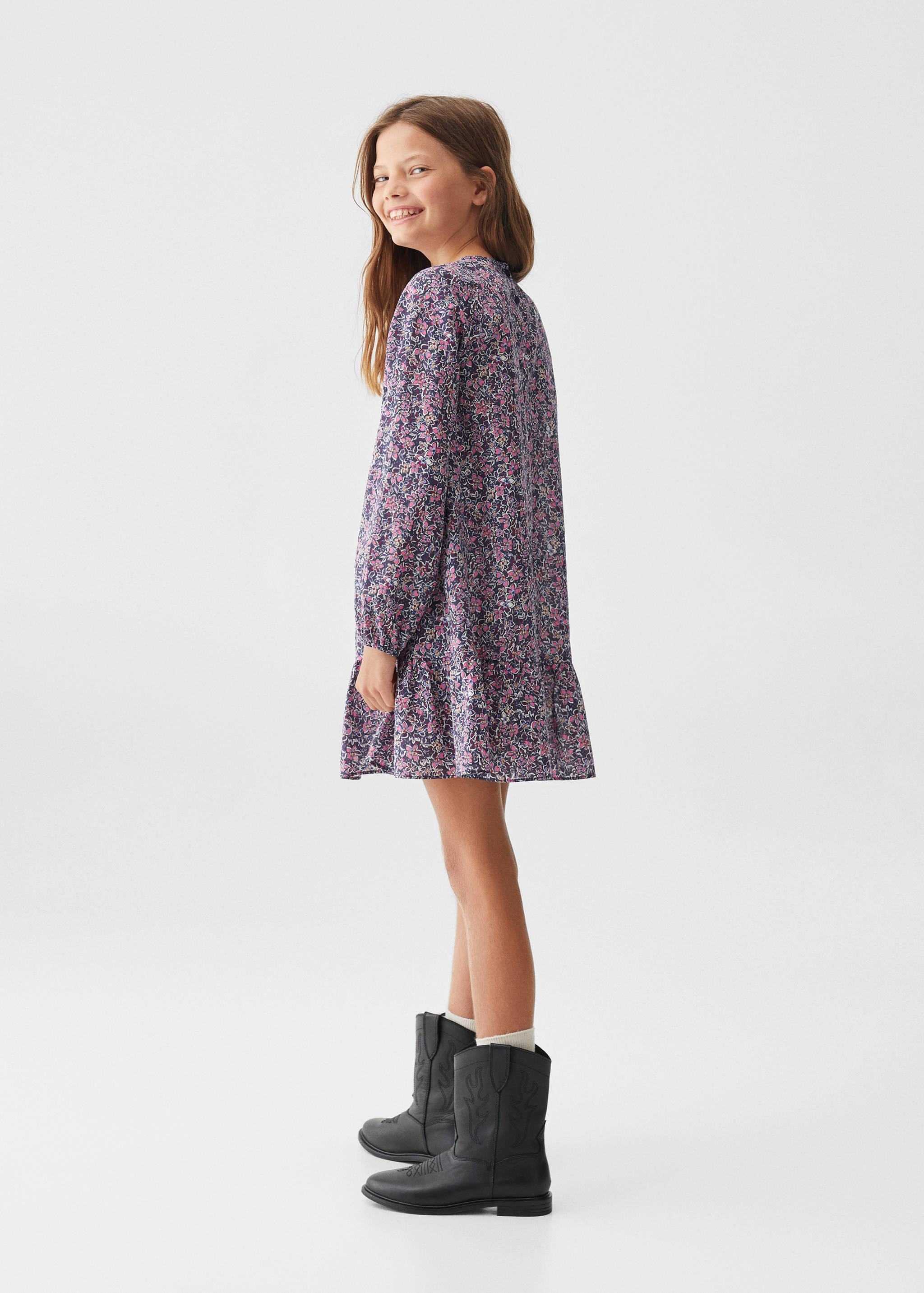 Vestido estampado floral - Plano general