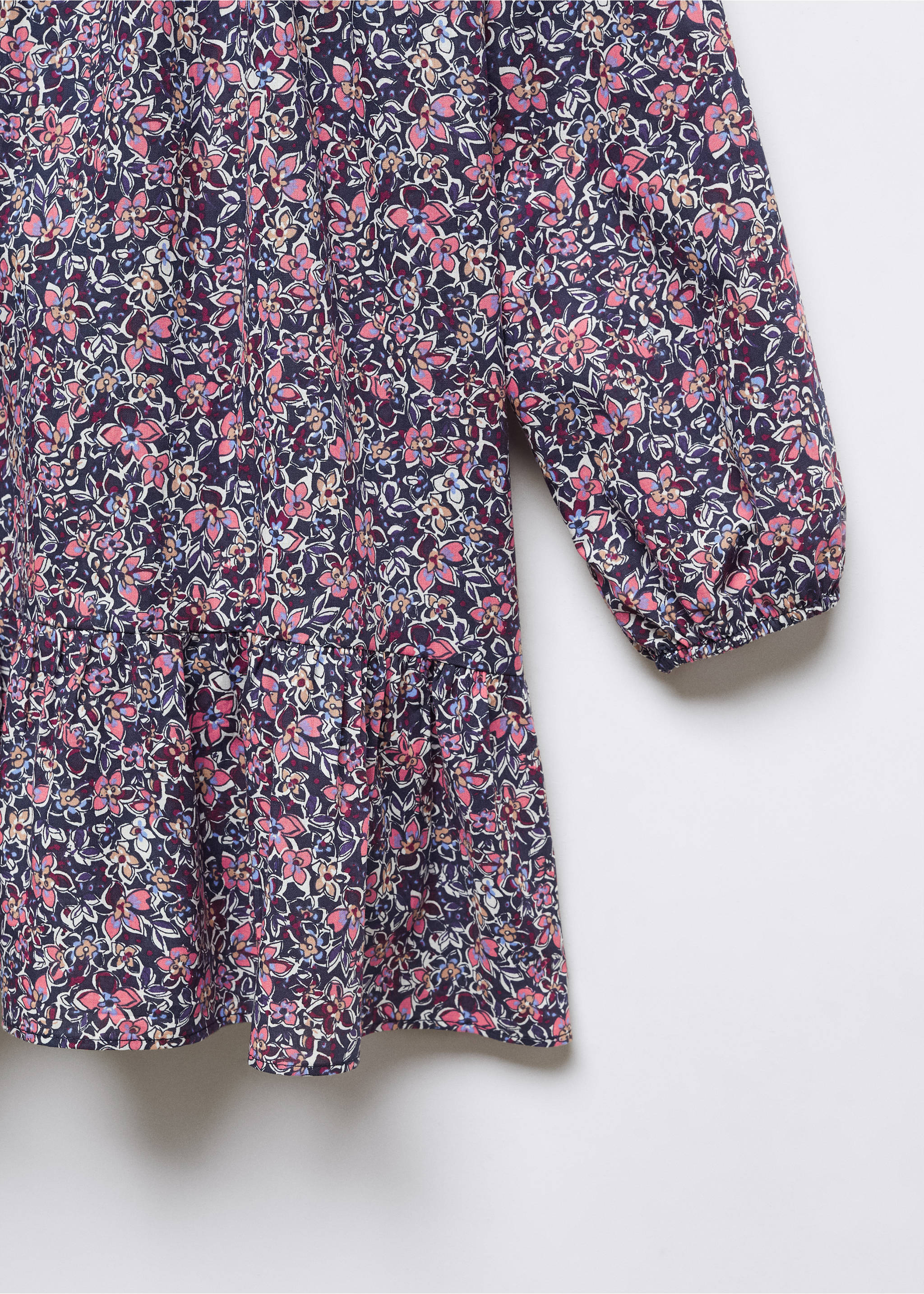 Robe à fleurs - Détail de l'article 8, Bleu marine foncé. Ref: 57056000-00.