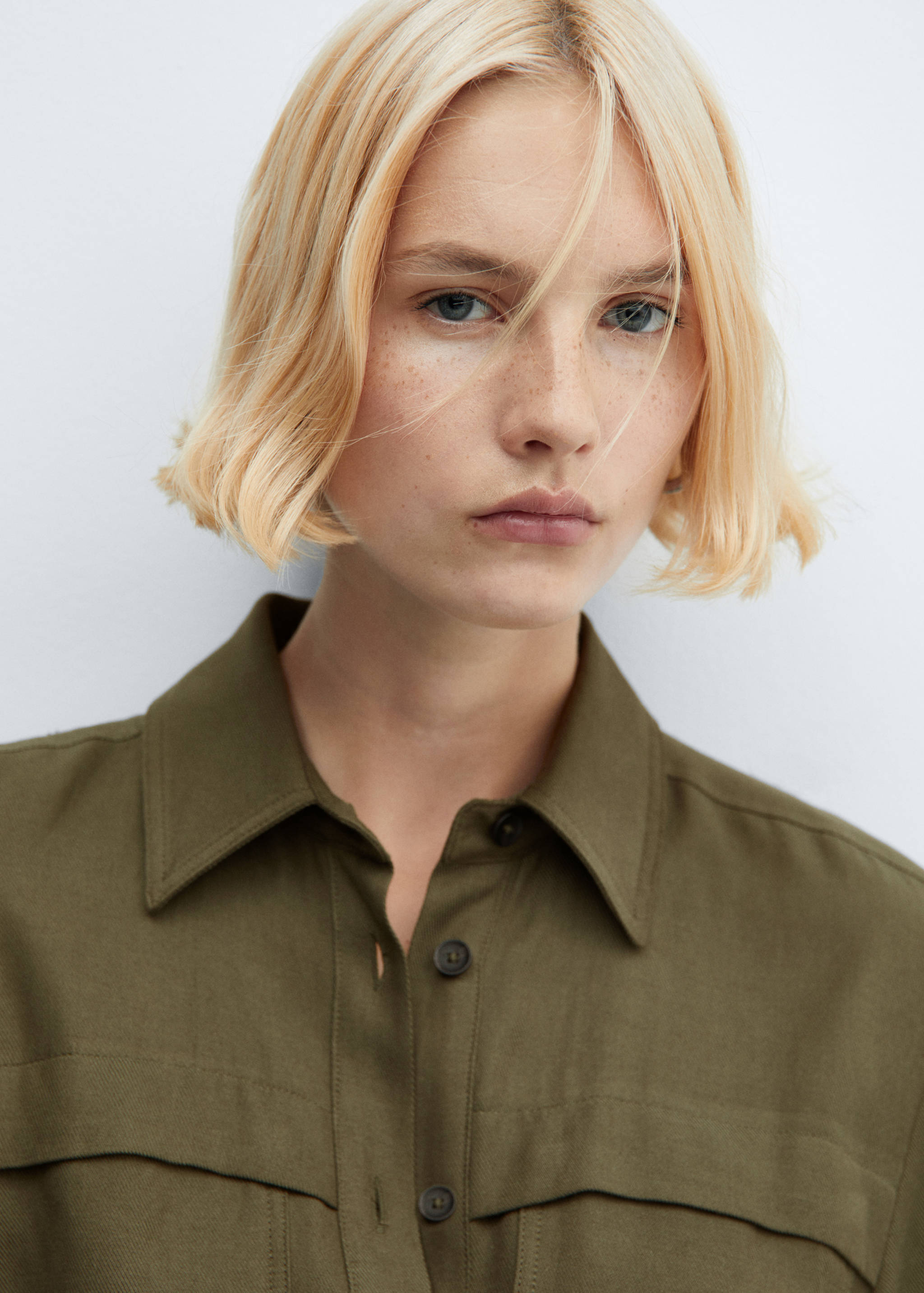 Cotton pockets jumpsuit - Details of the article 1