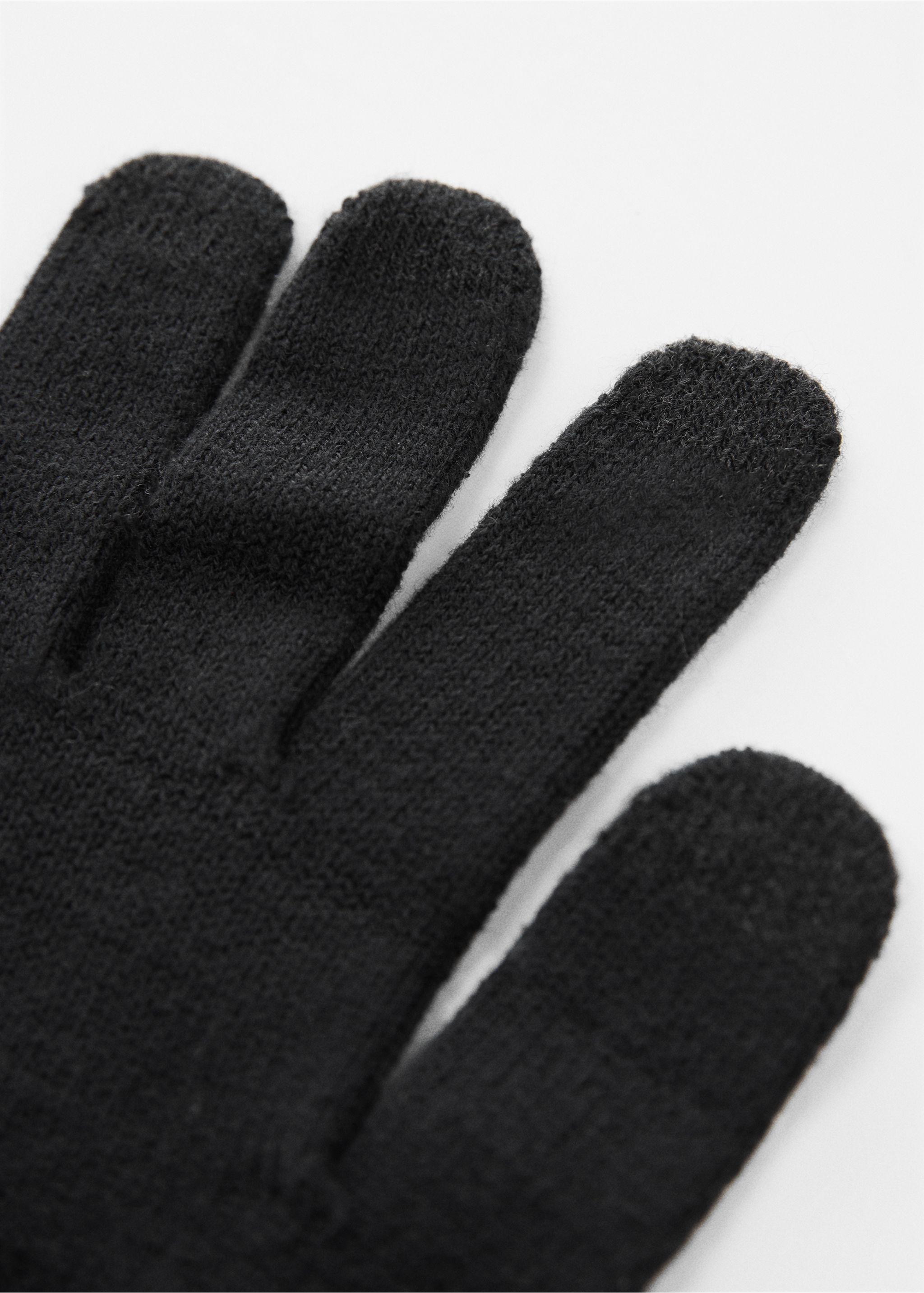 Touchscreen knitted gloves - Medium plane