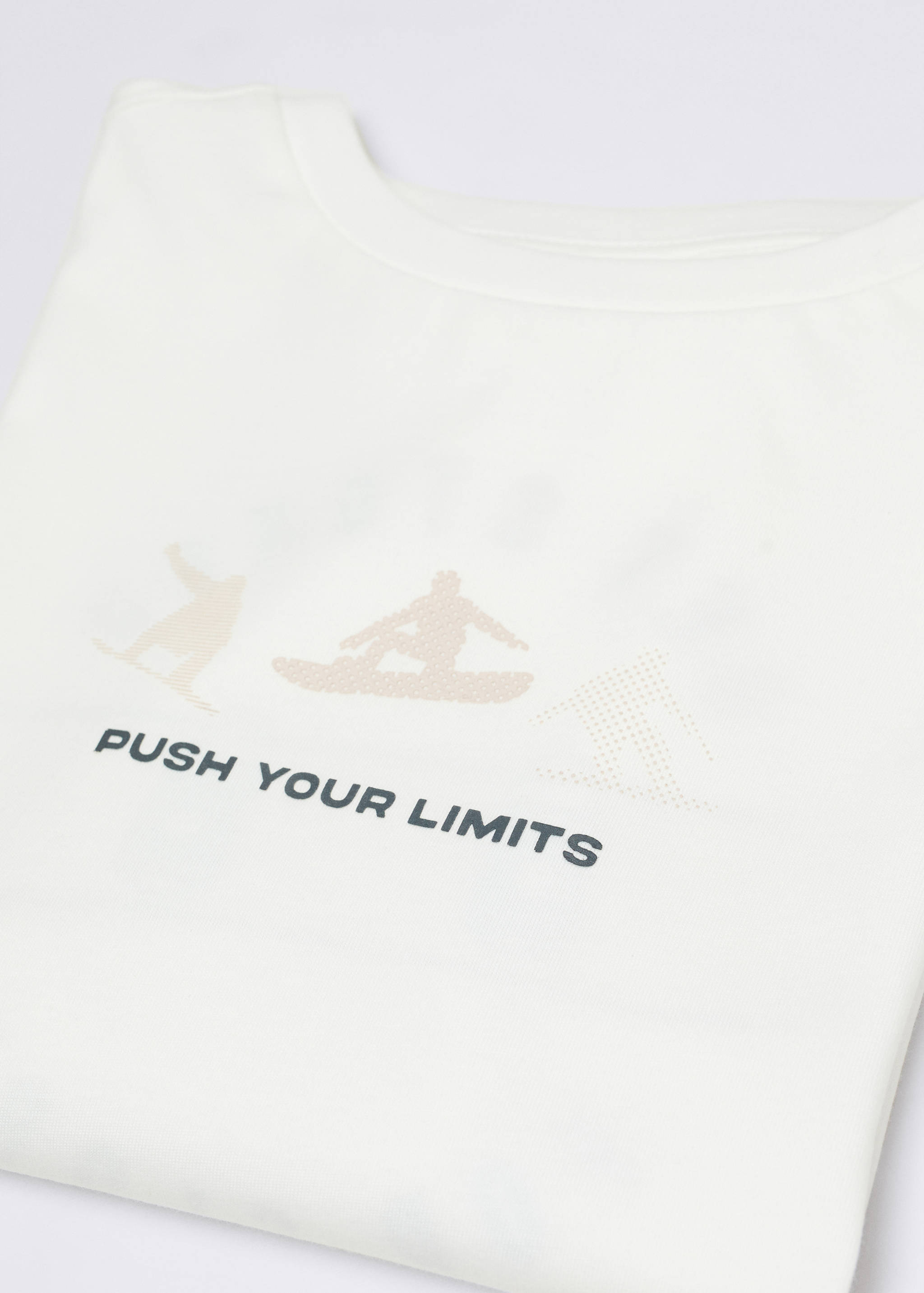 Printed message T-shirt - Details of the article 8