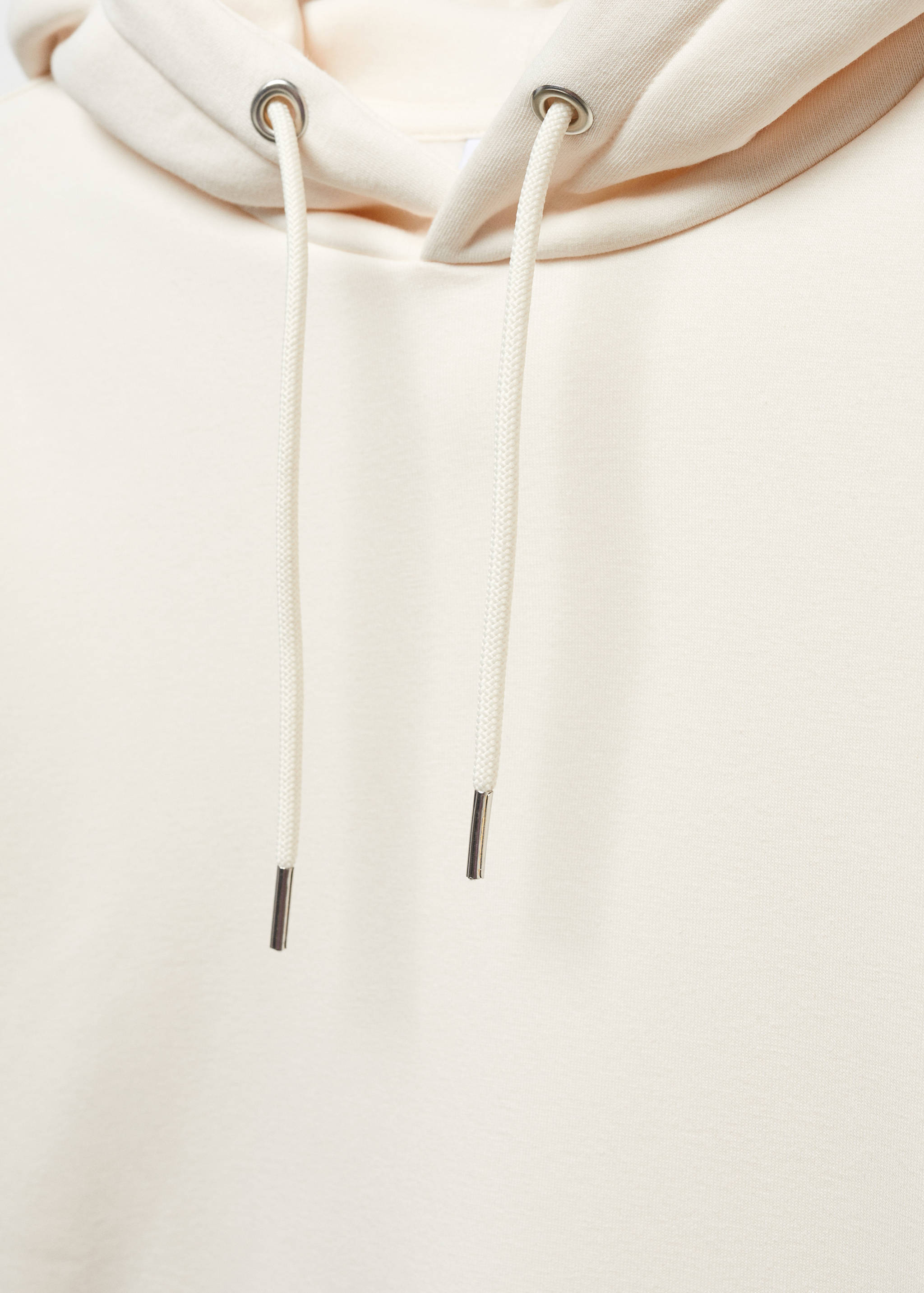 Baumwoll-Kapuzensweatshirt mit Känguru-Tasche - Detail des Artikels 8