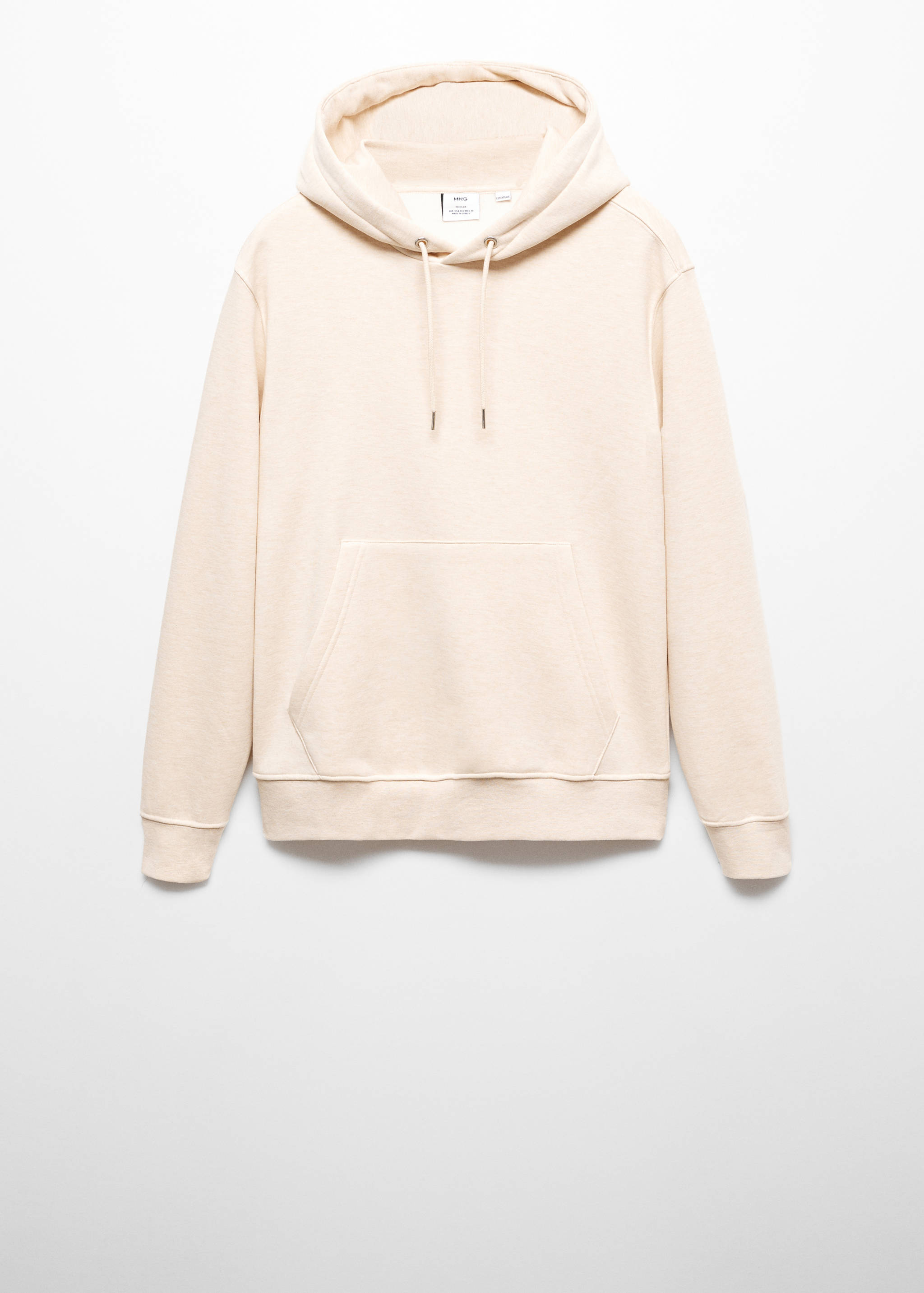 Baumwoll-Kapuzensweatshirt mit Känguru-Tasche - Artikel ohne Model