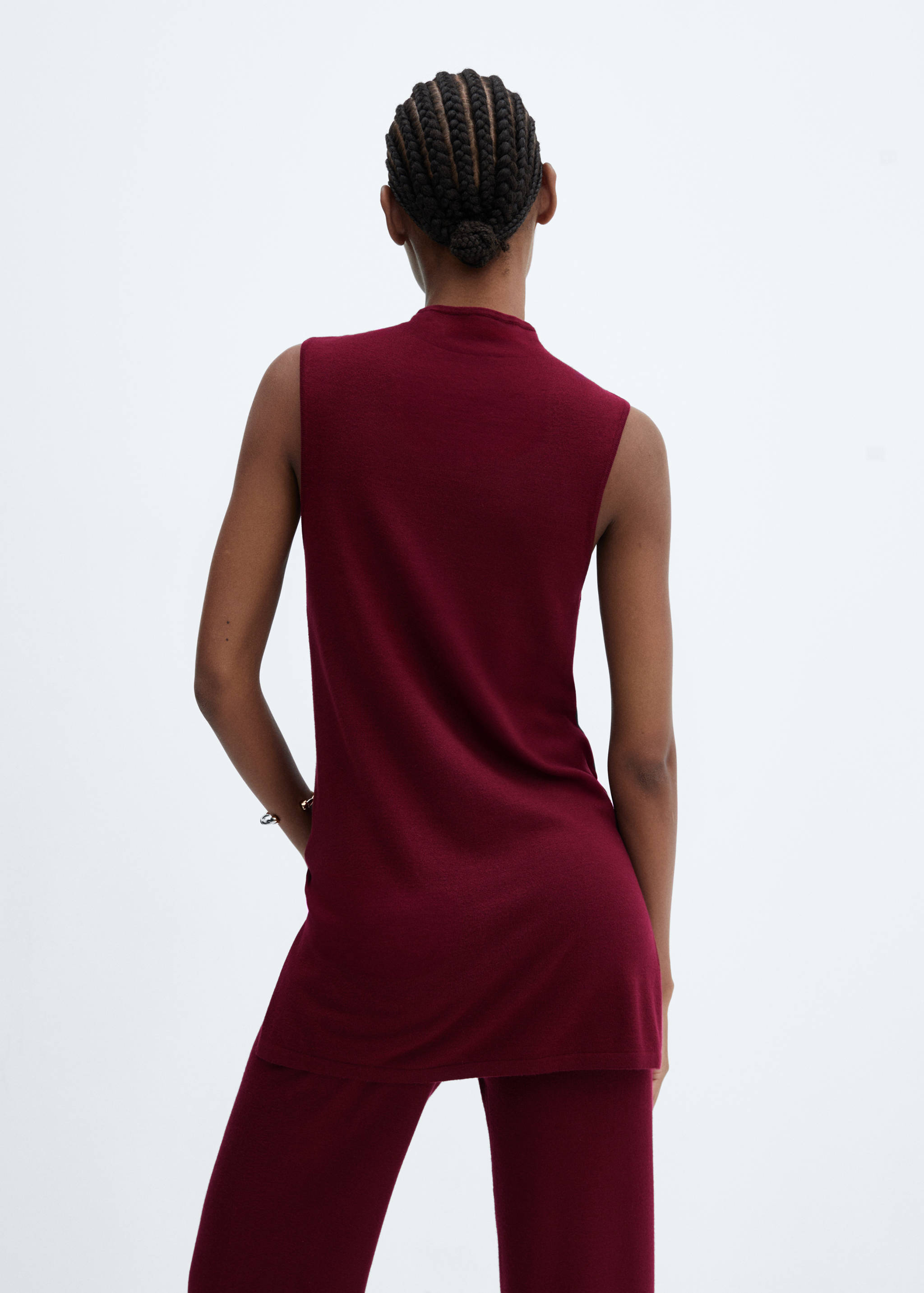 Top maille ouverture latérale - Verso de l’article