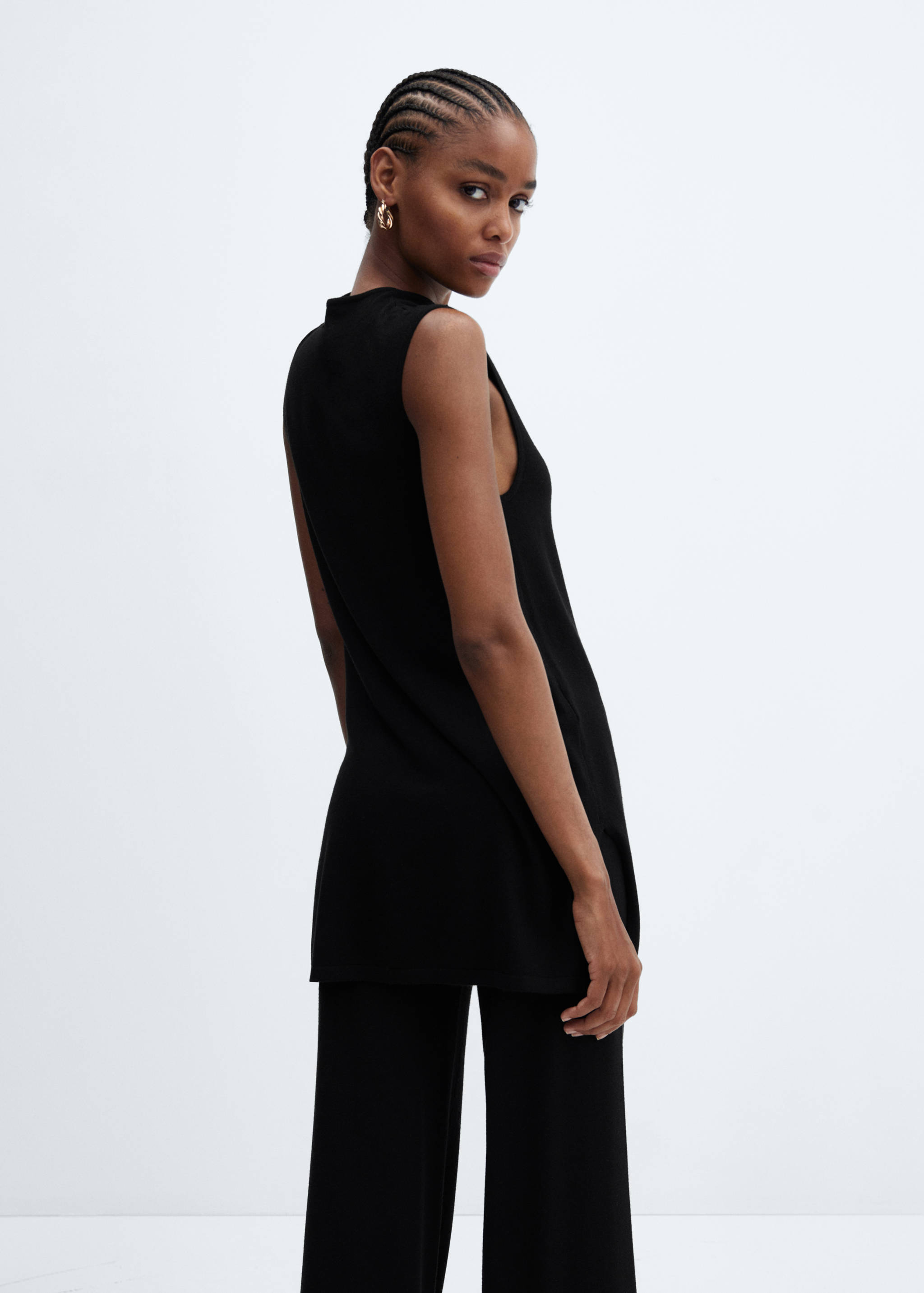 Top maille ouverture latérale - Verso de l’article