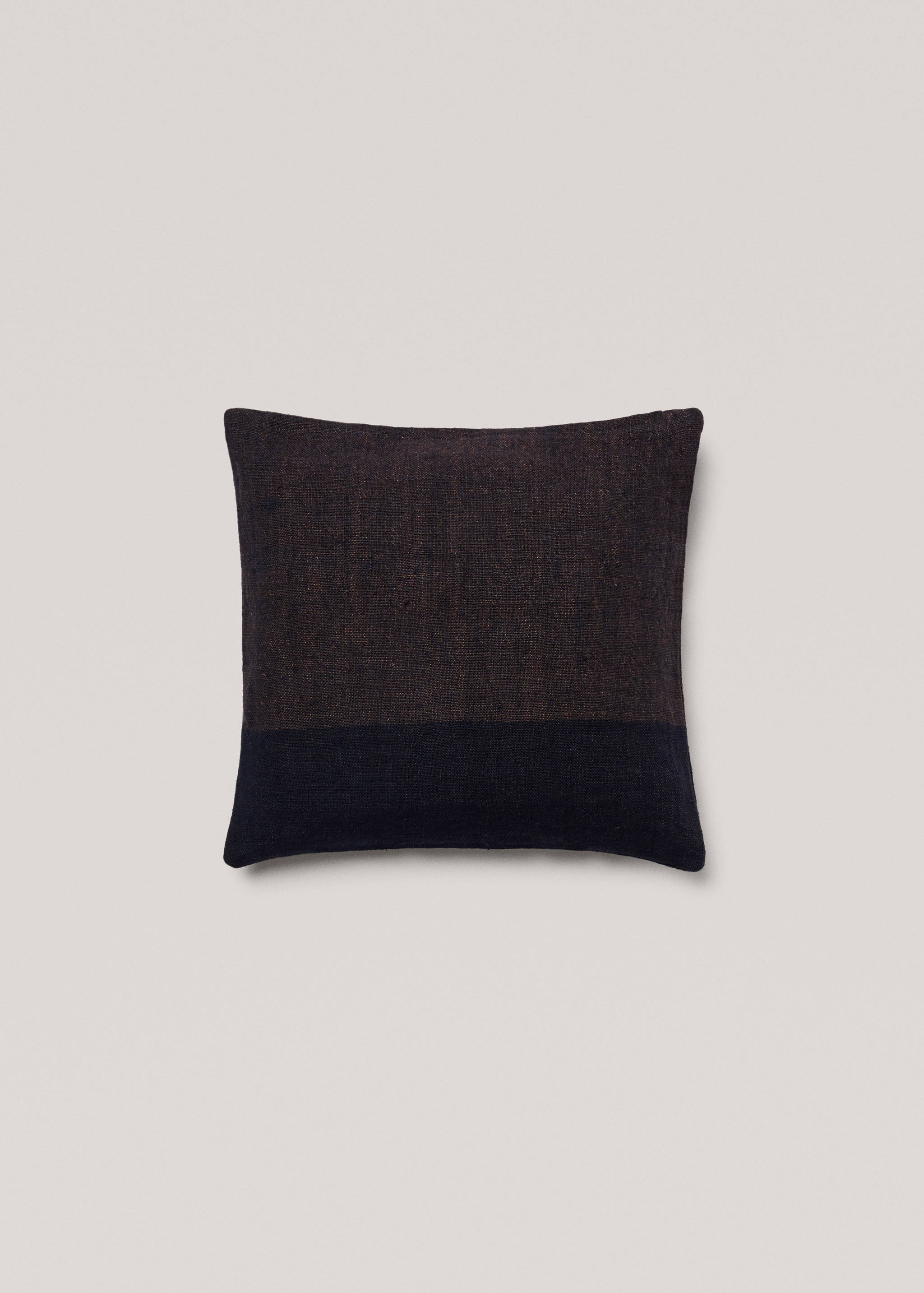 Contrast linen cushion cover 45x45cm - Article without model