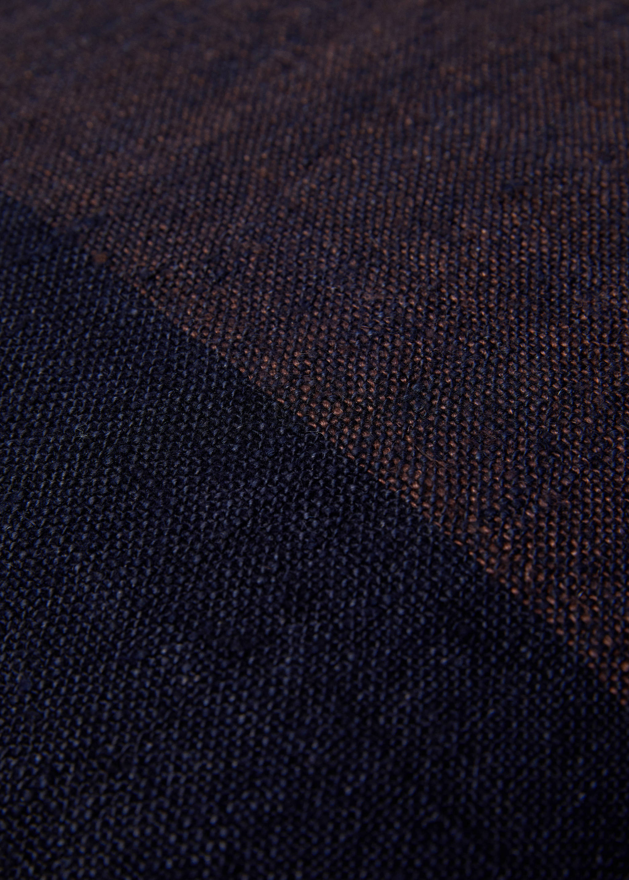 Contrast linen cushion cover 45x45cm - Details of the article 2