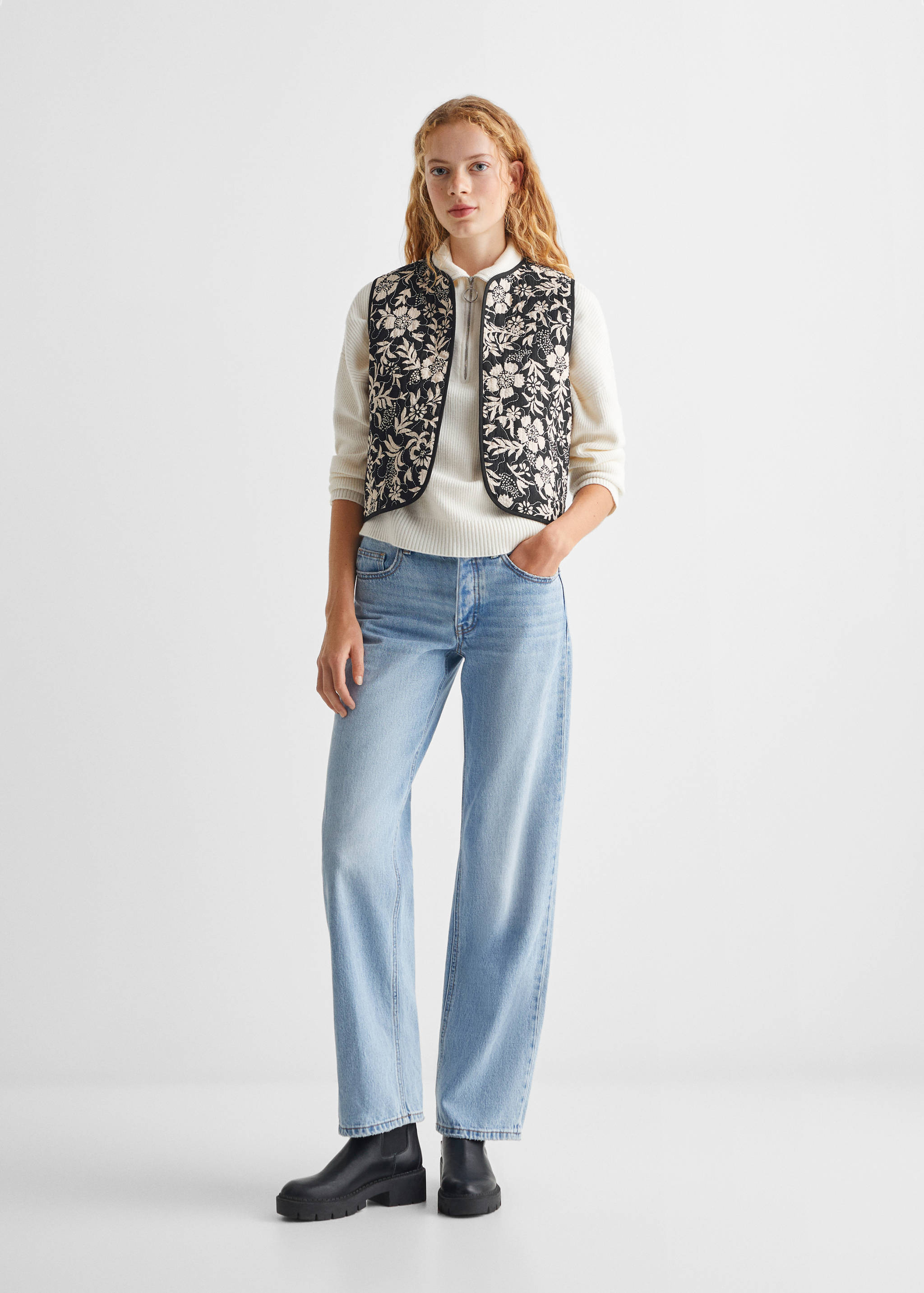 Chaleco estampado - Plano general