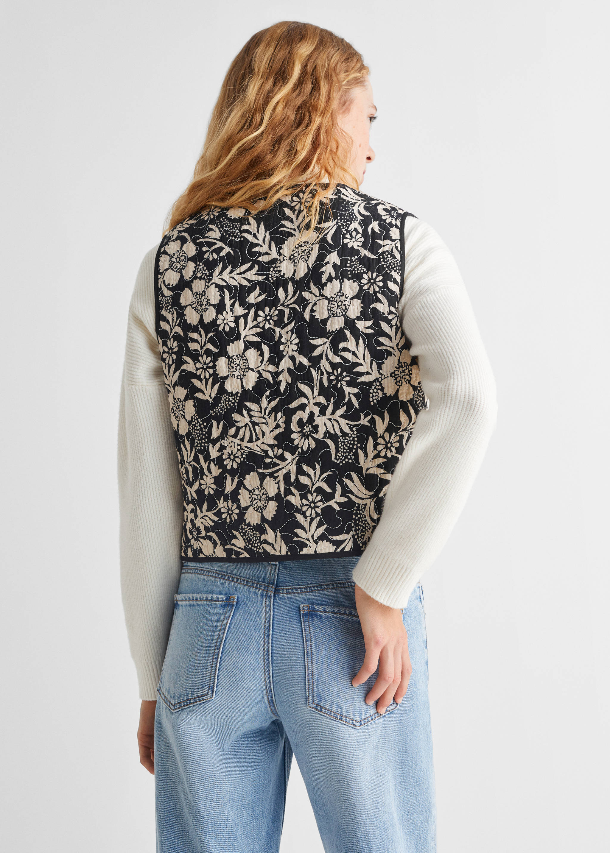 Chaleco estampado - Reverso del artículo