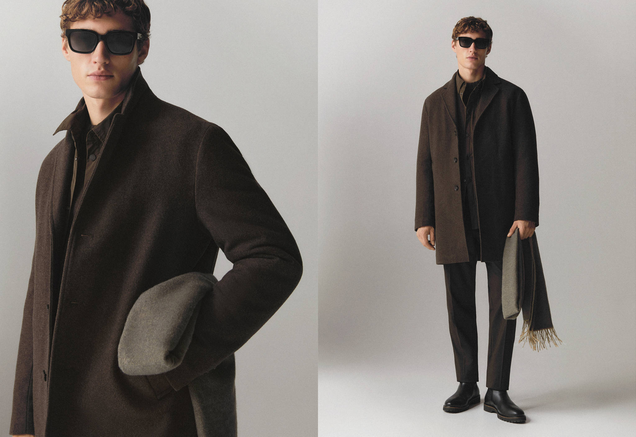 Thermoregulating wool coat - Panoramic plane