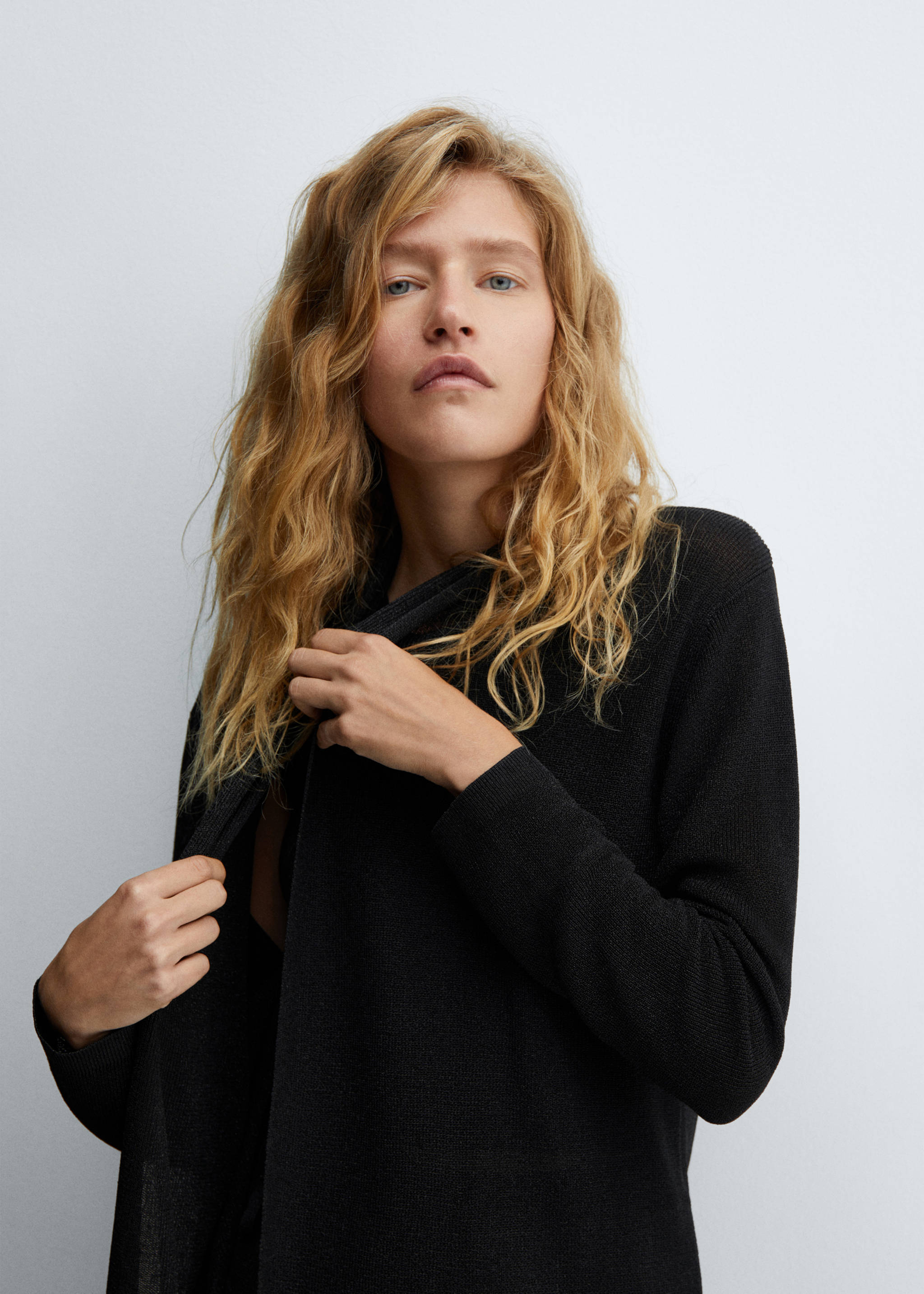 Strick-Cardigan mit Lurex - Detail des Artikels 1
