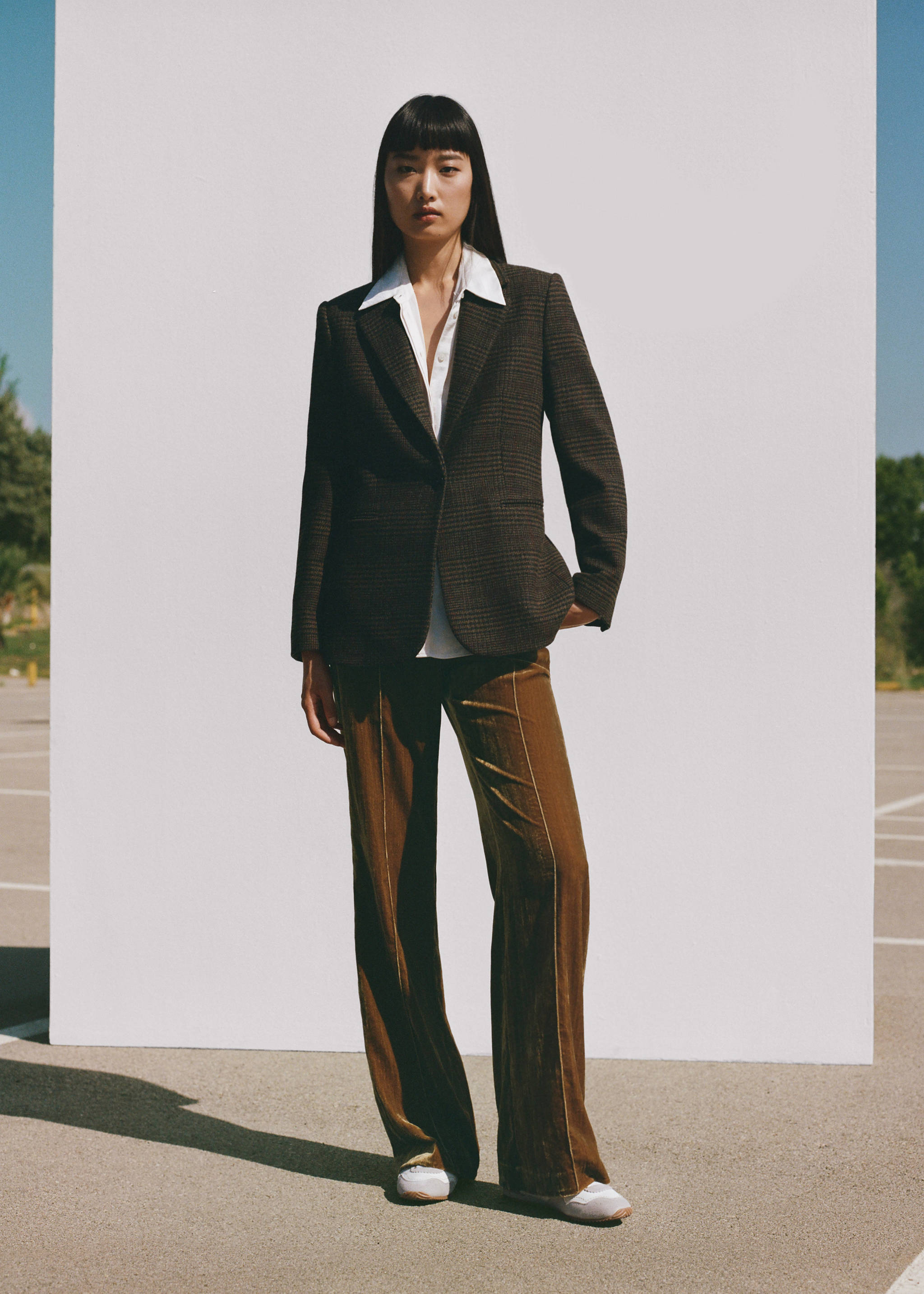 Straight check jacket - Details of the article 7