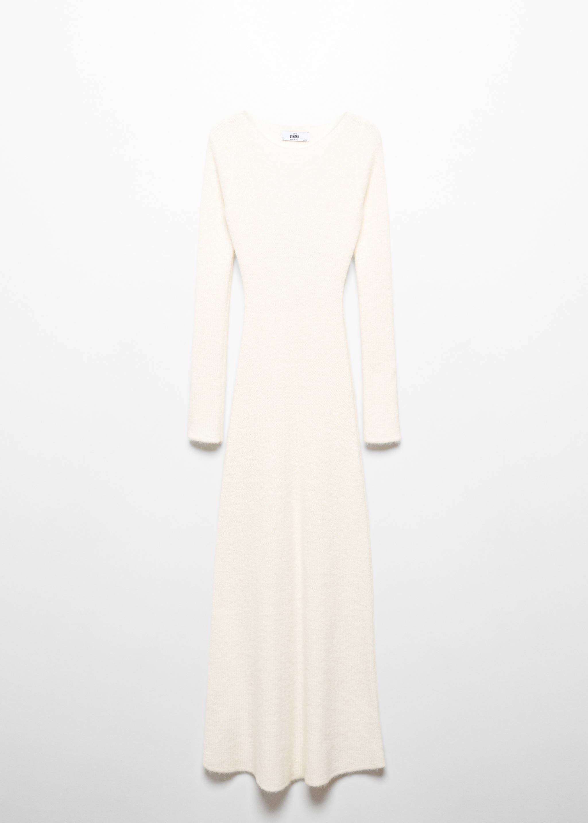 Gebreide jurk met open rug - Artikel zonder model