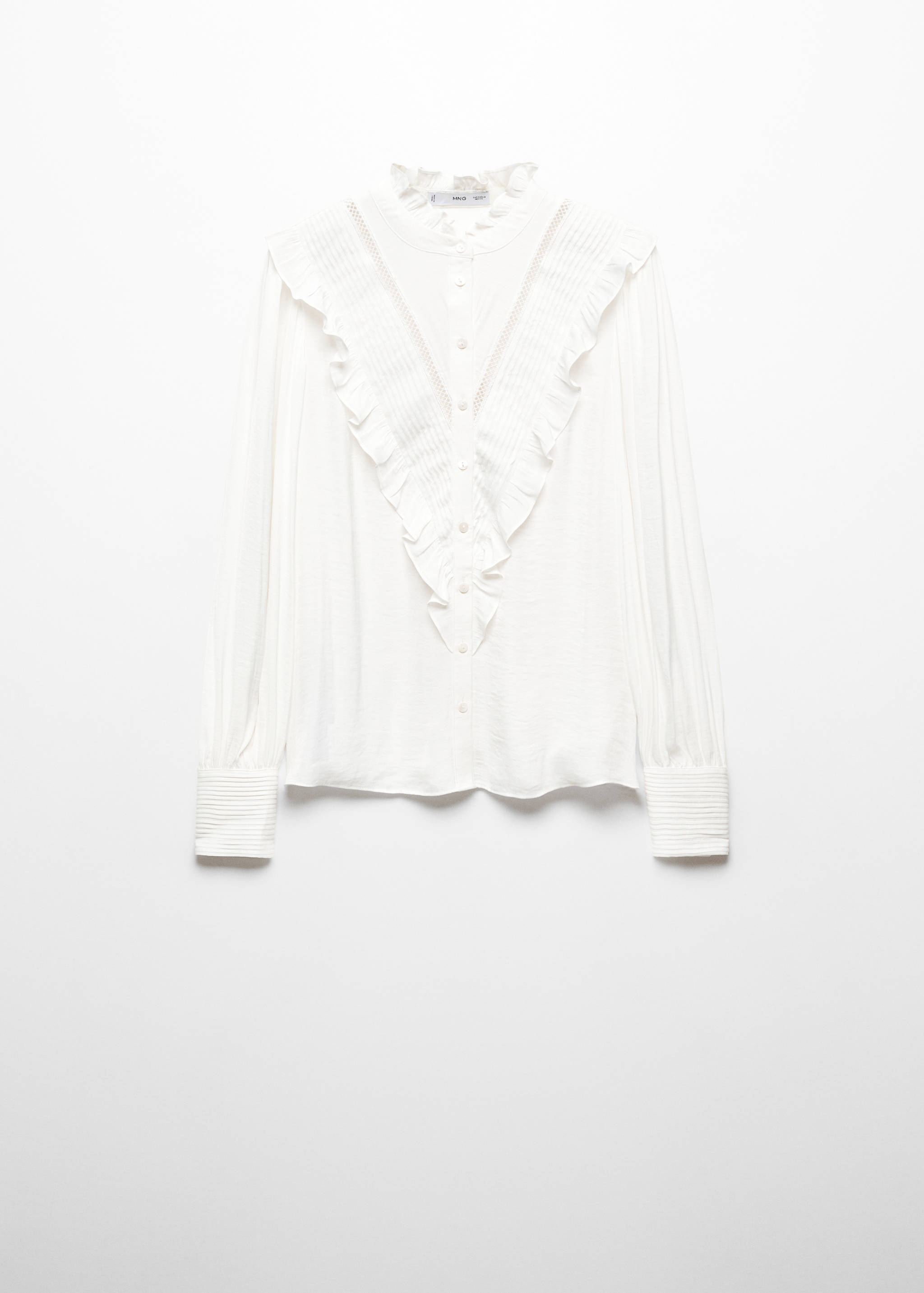 Blouse met ruchesdetail - Artikel zonder model