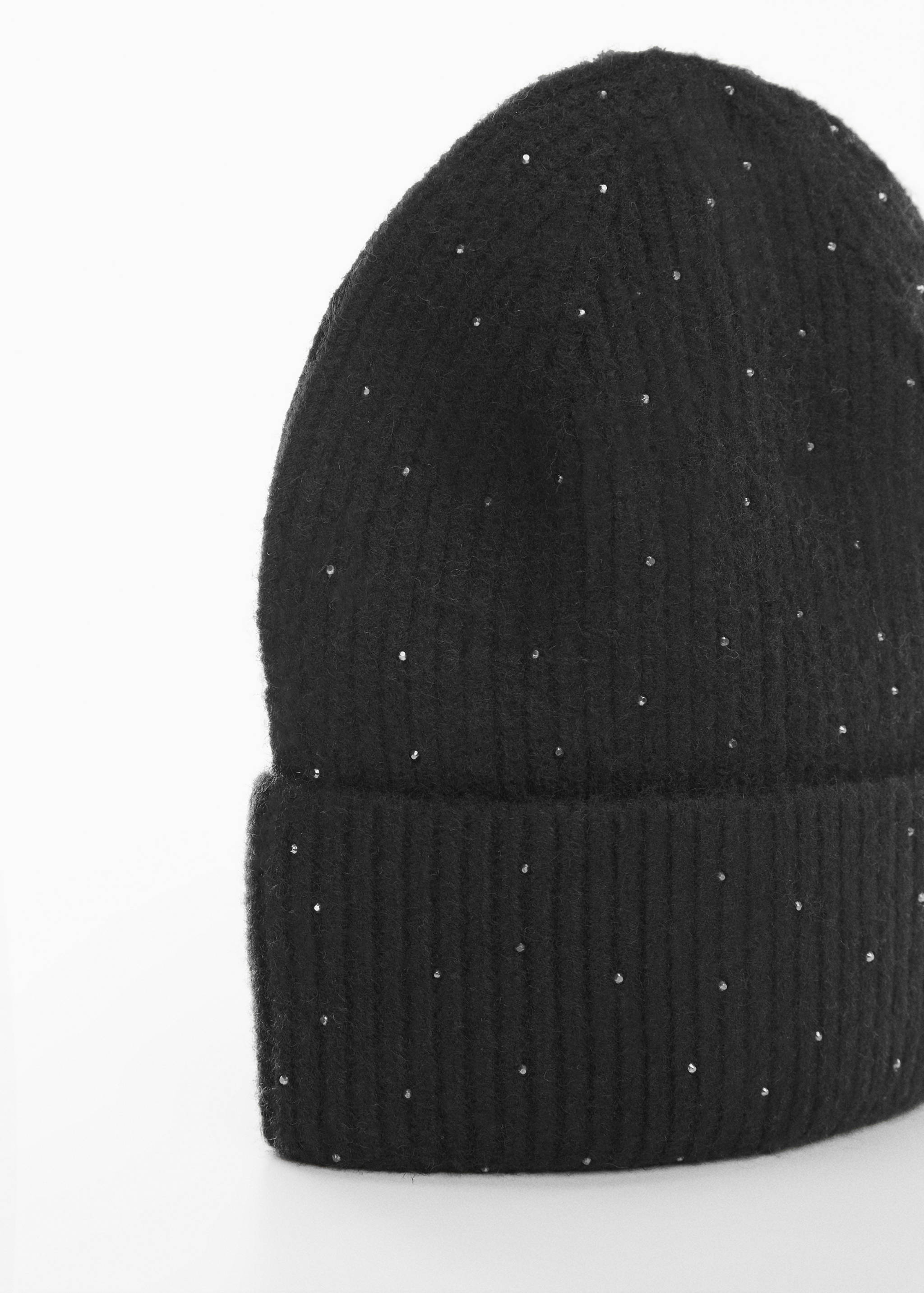 Knitted hat with shiny details - Medium plane