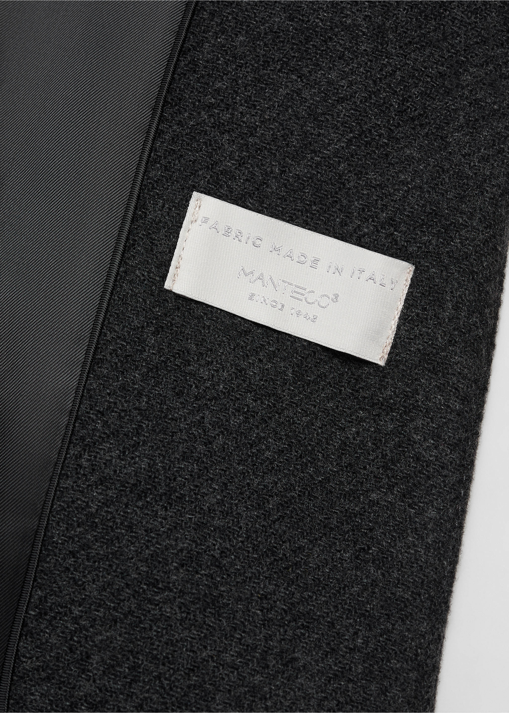 100% wool coat - Details of the article 0, Grey. Ref: 57057746-00.