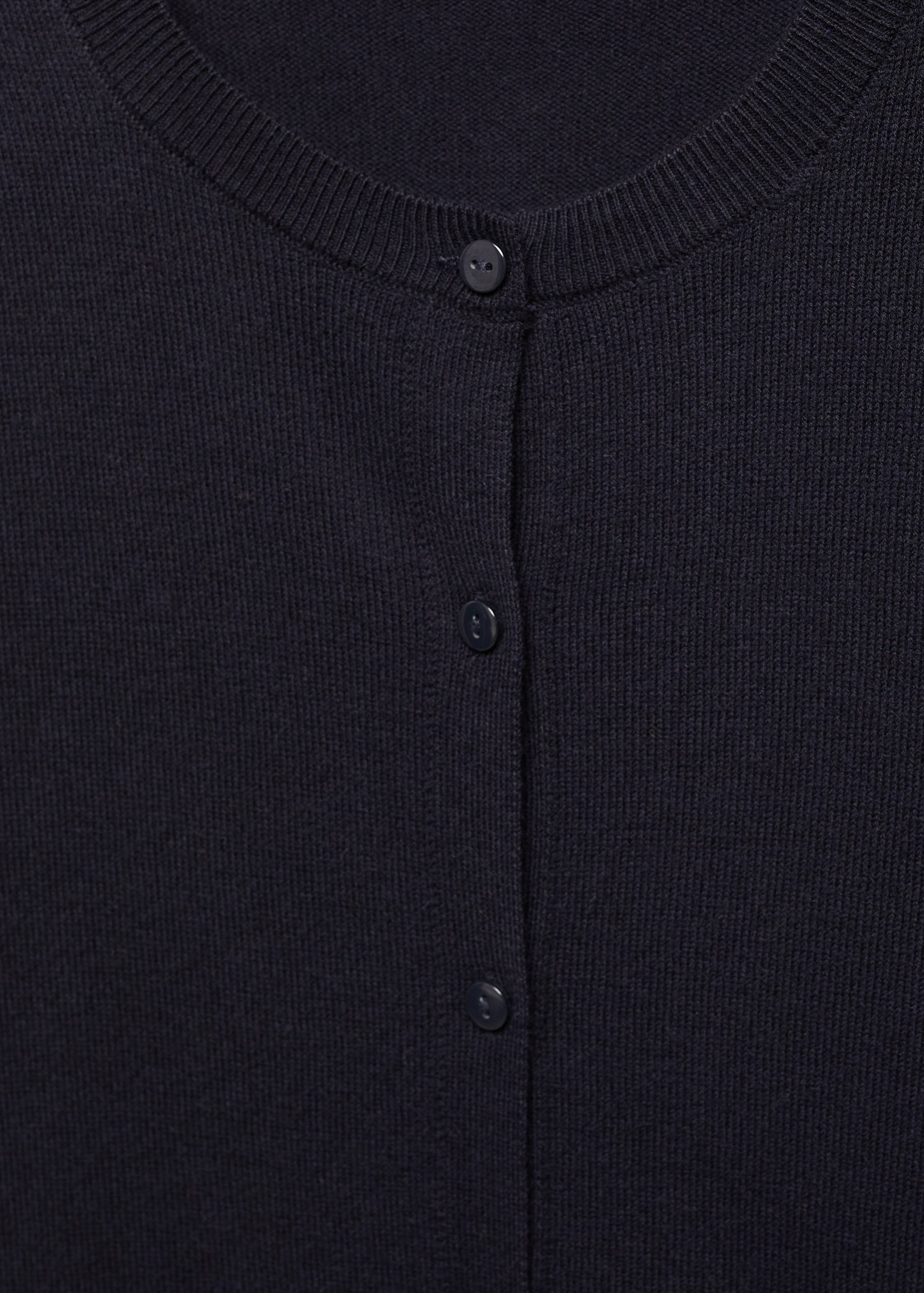 Buttoned cotton cardigan - Details of the article 8