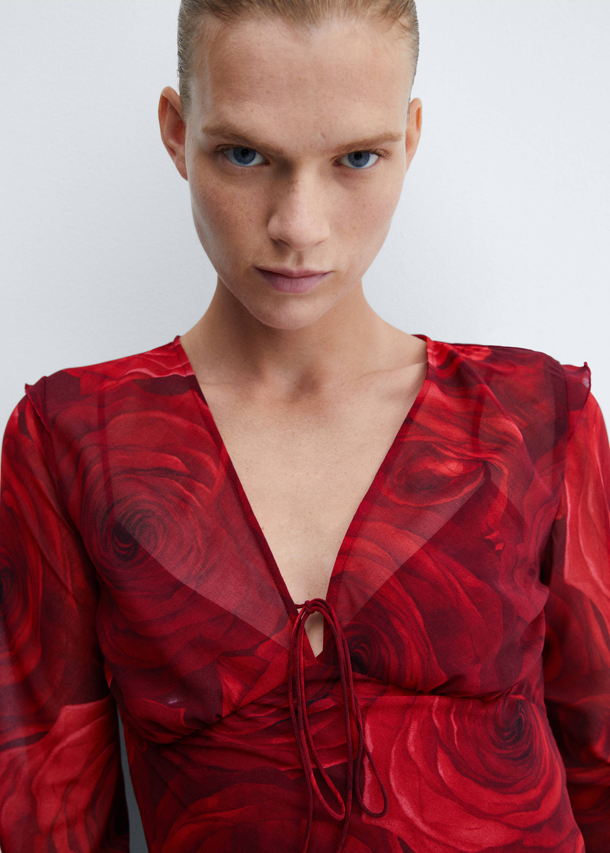 Vestit gasa floral - Detall de l'article 1