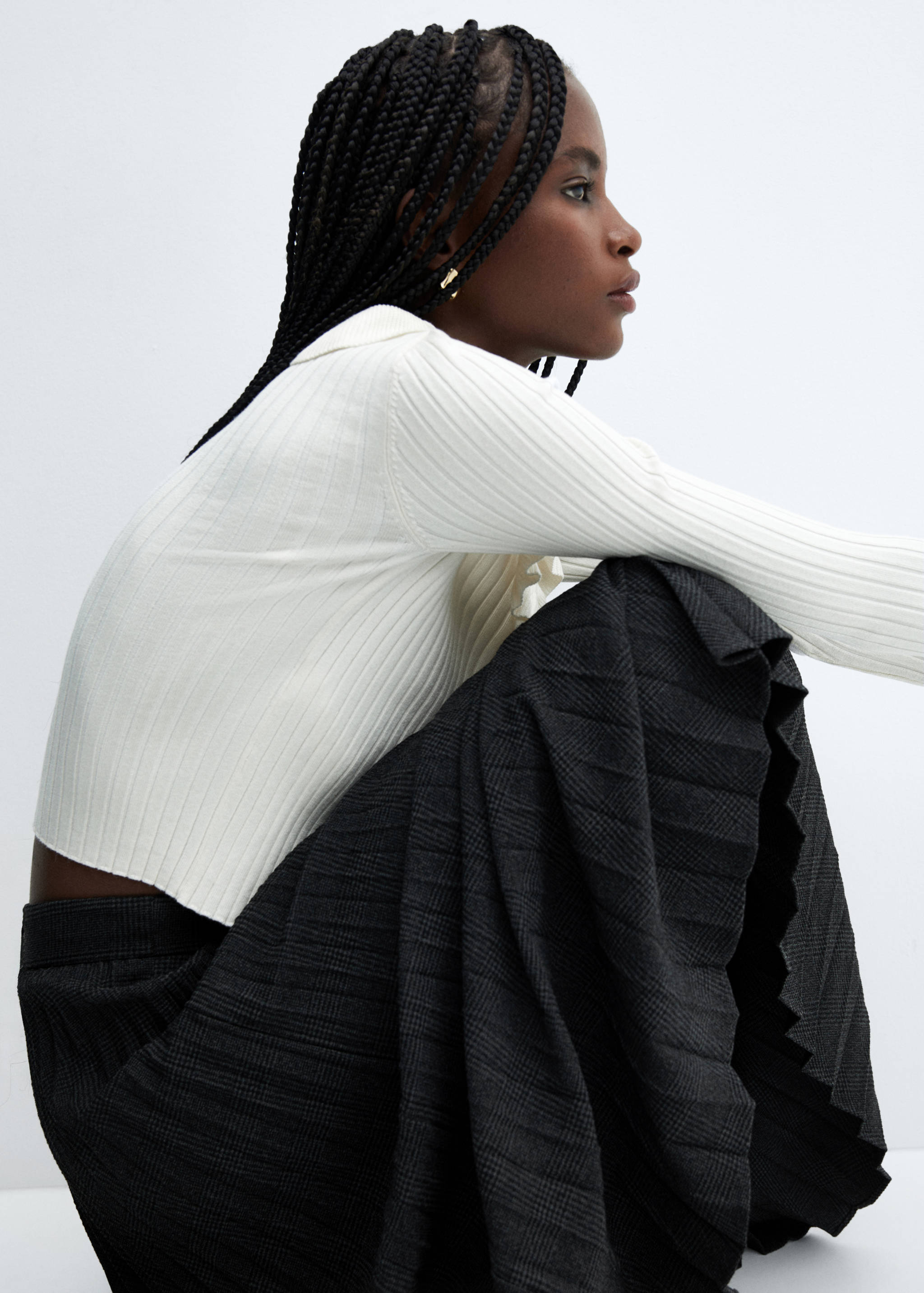 Geruite plissérok - Detail van het artikel 2