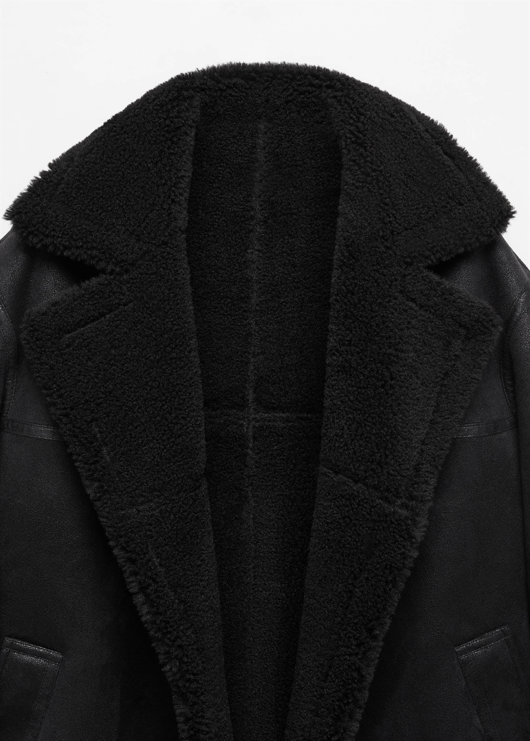 Shearling-lined faux-fur coat - Details of the article 8