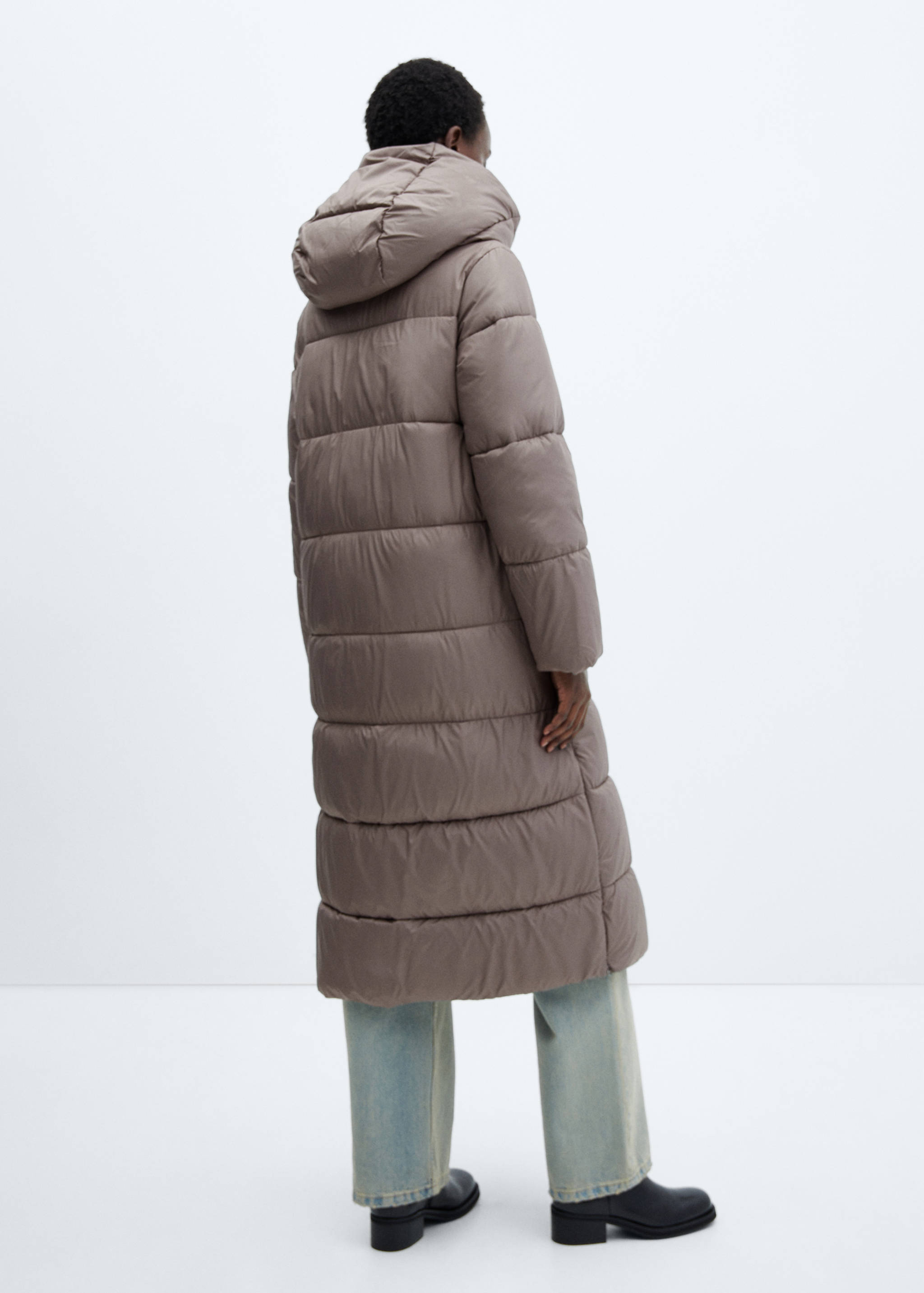 Steppanorak in Wickeloptik - Rückseite des Artikels