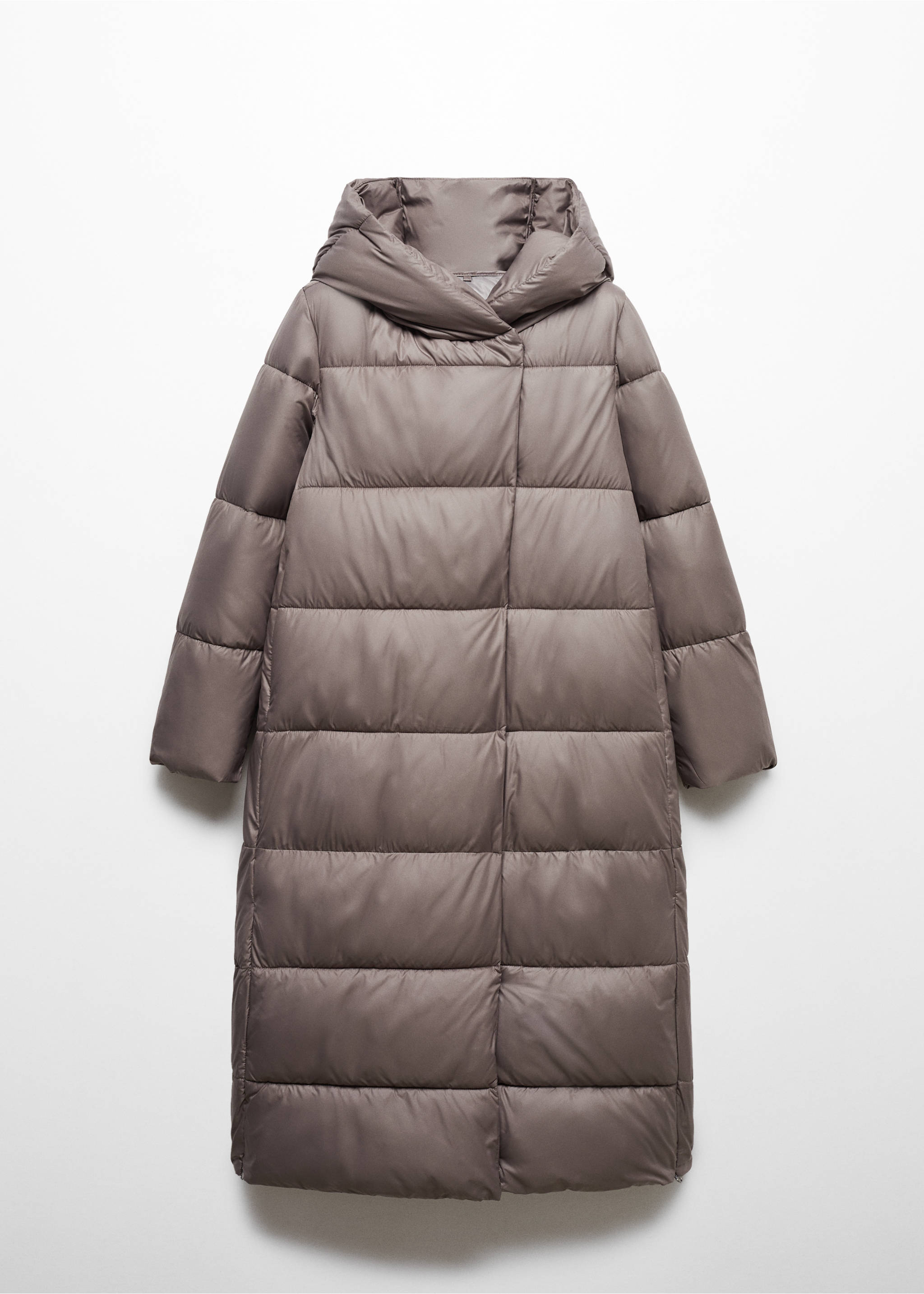 Anorak acolchado cruzado - Artículo sin modelo, Marrón medio. Ref: 57059080-00.