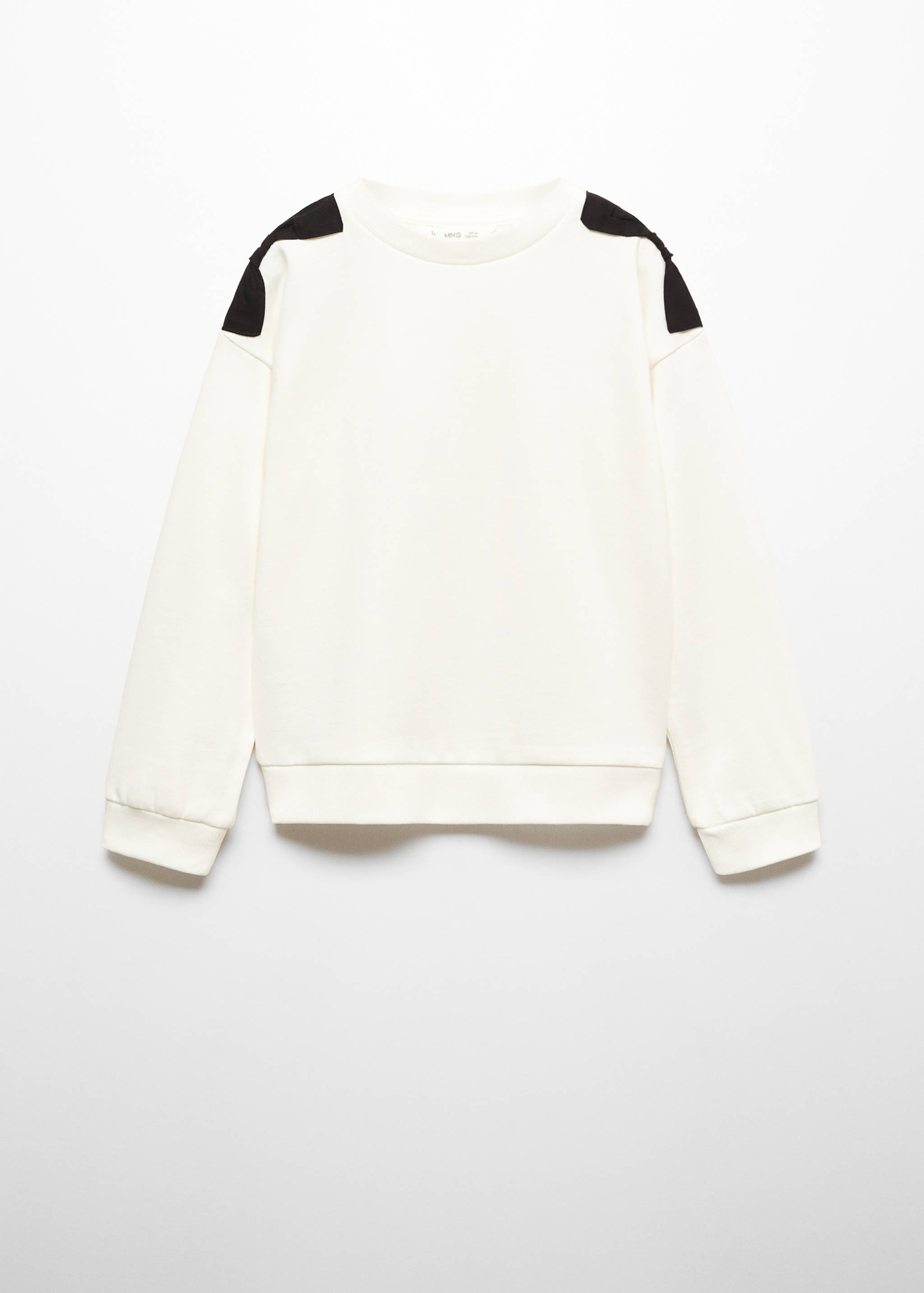 Bow cotton sweater - Article without model