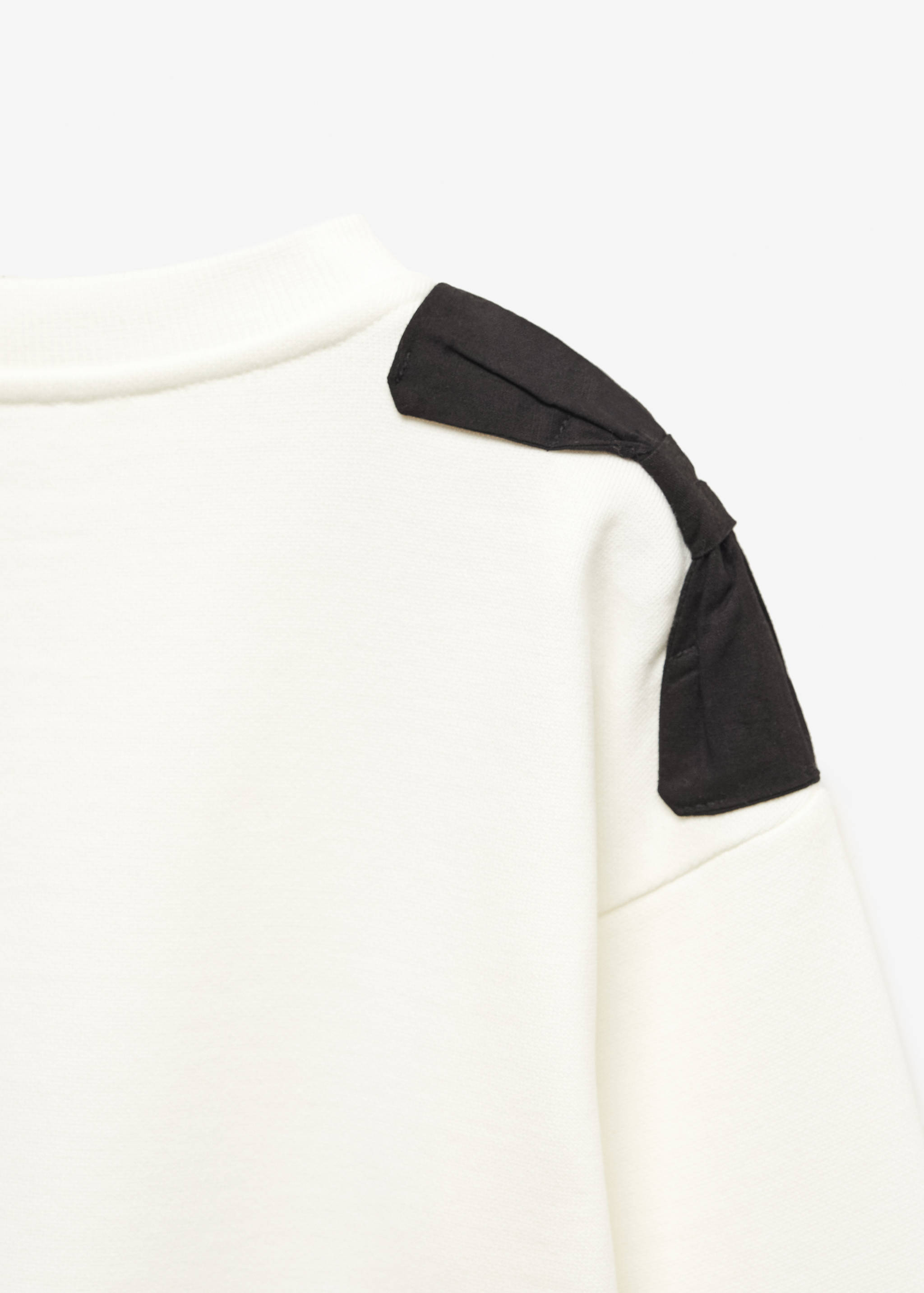 Bow cotton sweater - Details of the article 8