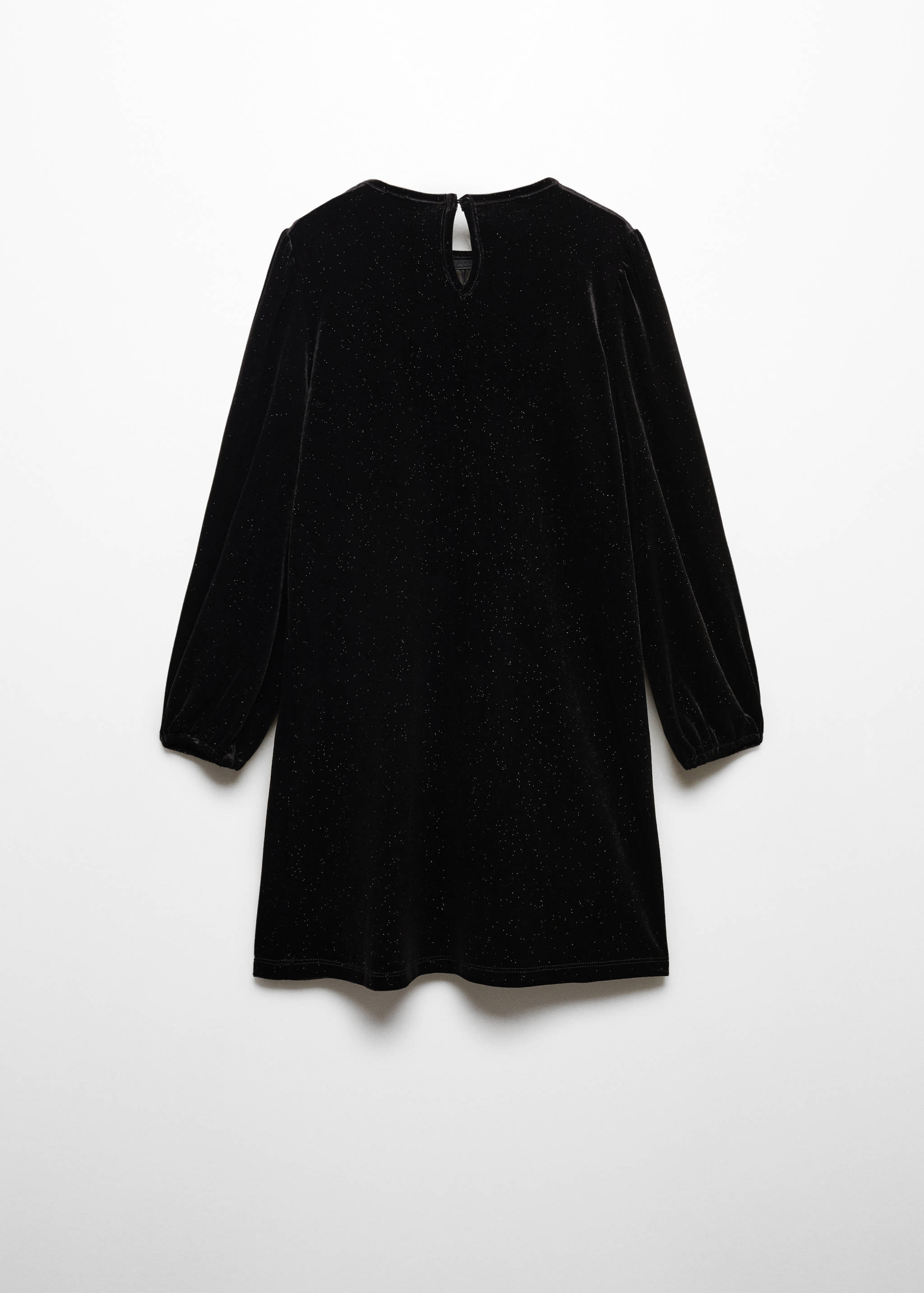 Robe courte velours - Verso de l’article