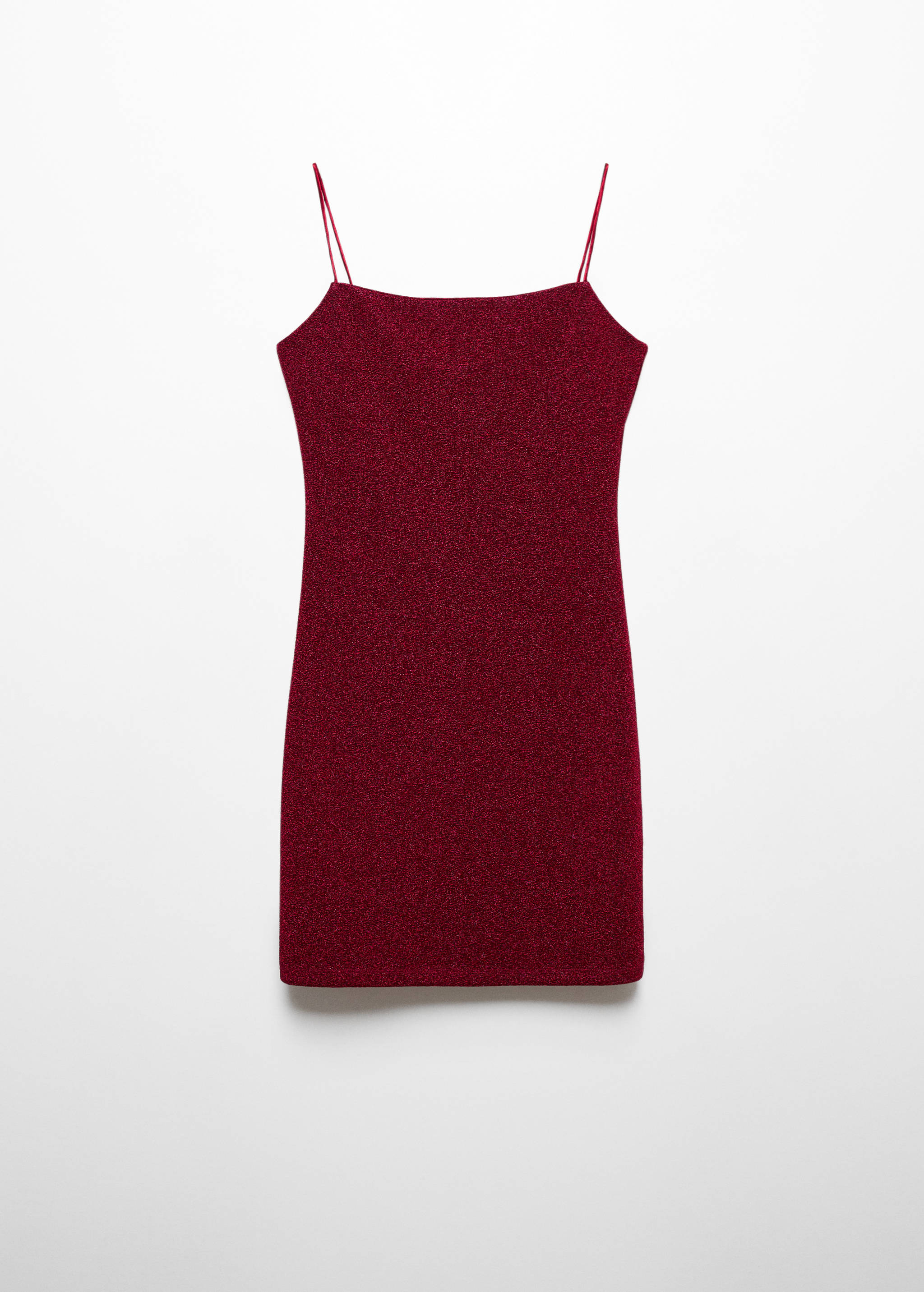 Sukienka na ramiączkach z lureksu - Artykuł bez modela/modelki