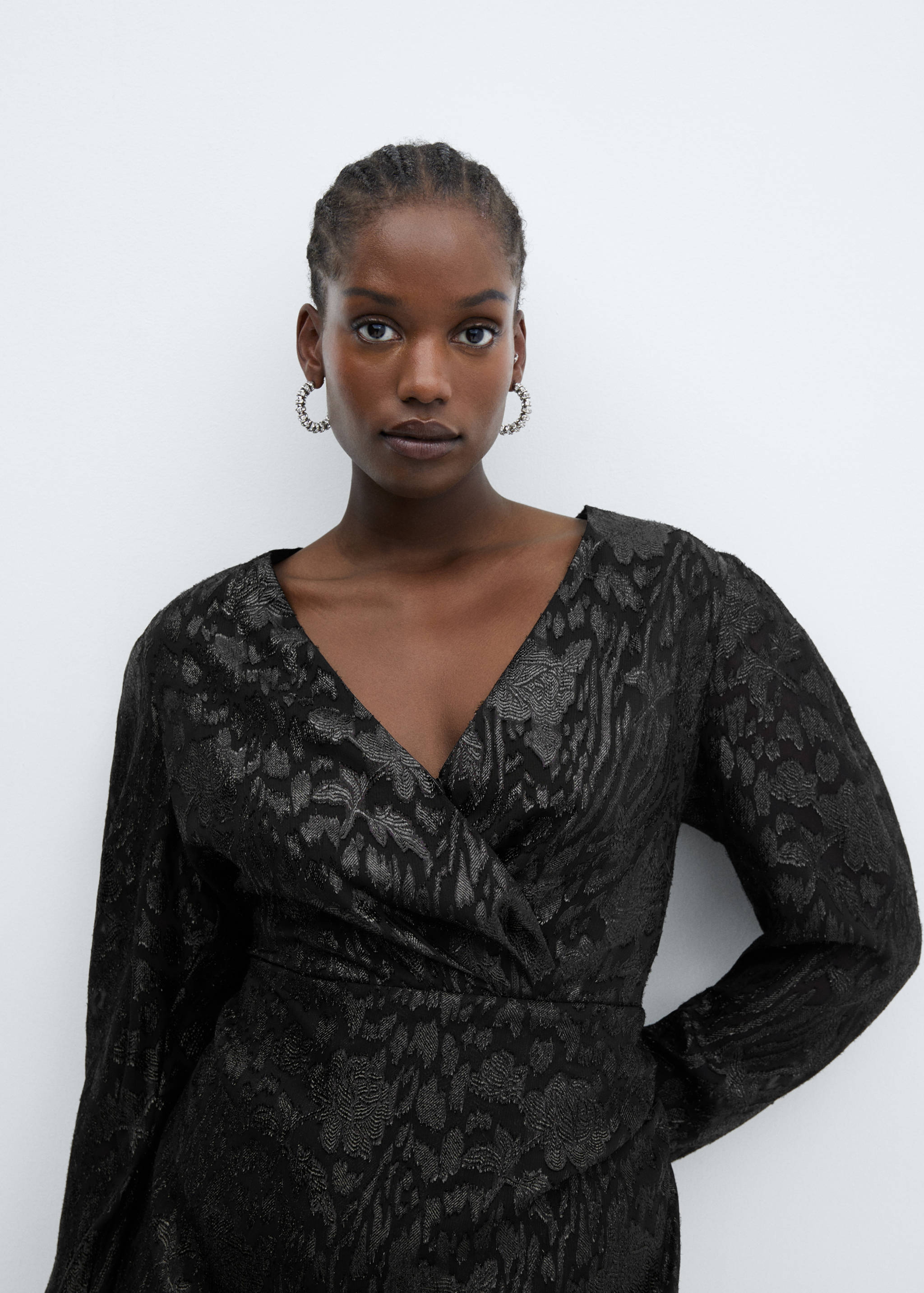 Sukienka żakardowa z lureksem - Szczegóły artykułu 4