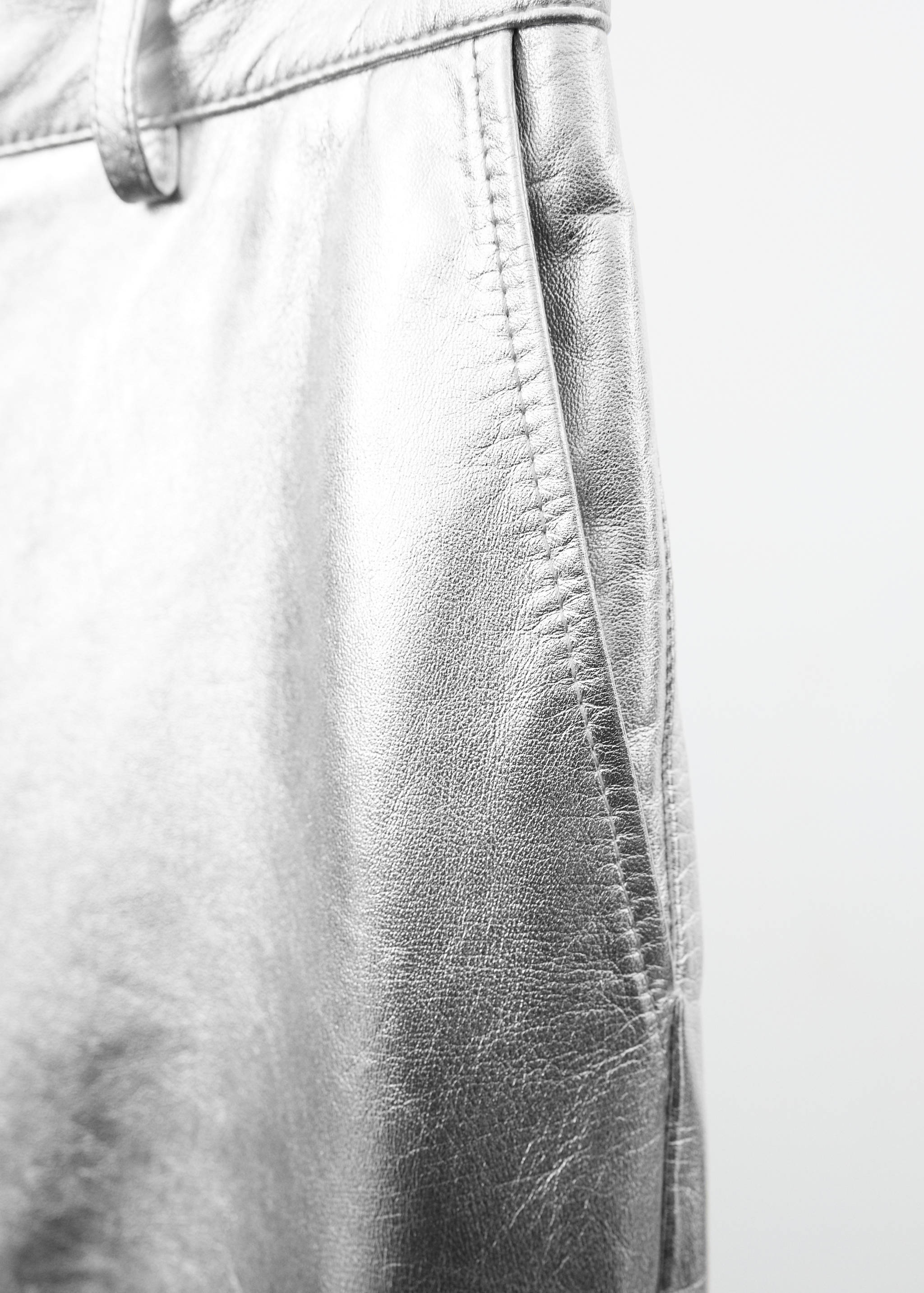 Metallic leather pants - Details of the article 8