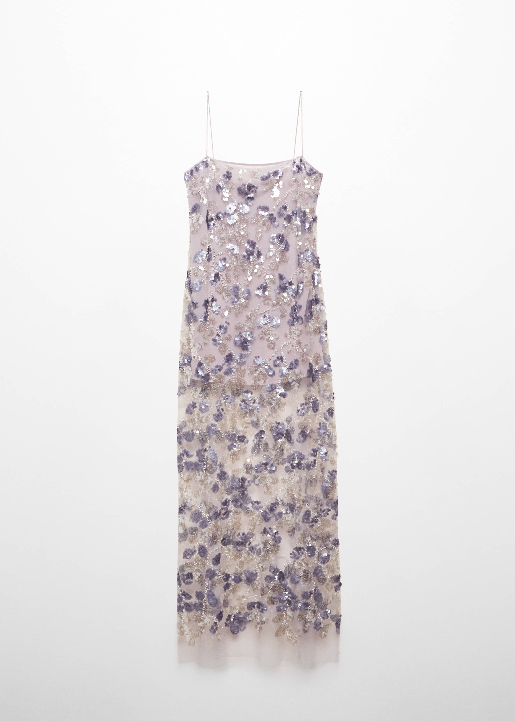 Sequin embroidered dress - Article without model