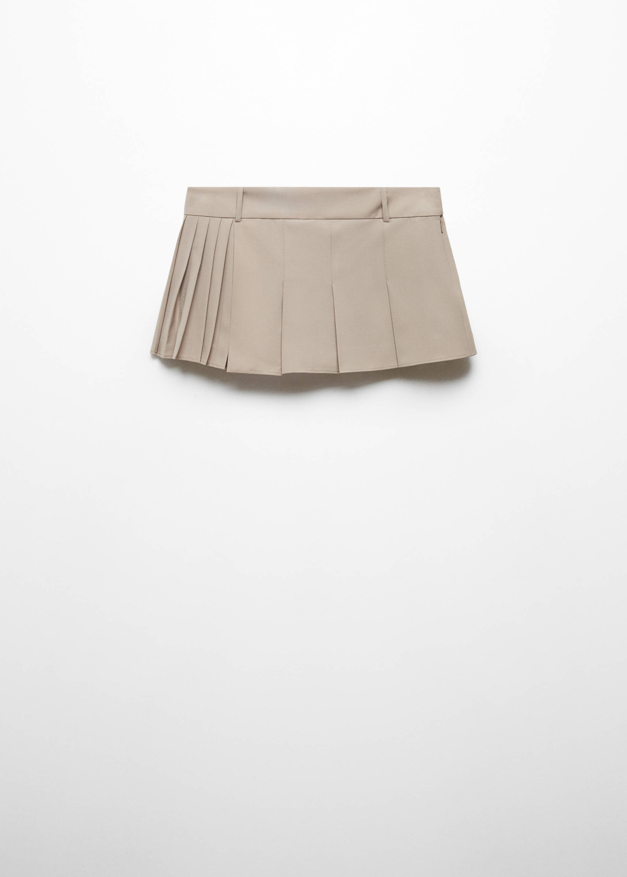 Check wool mini-skirt - Article without model