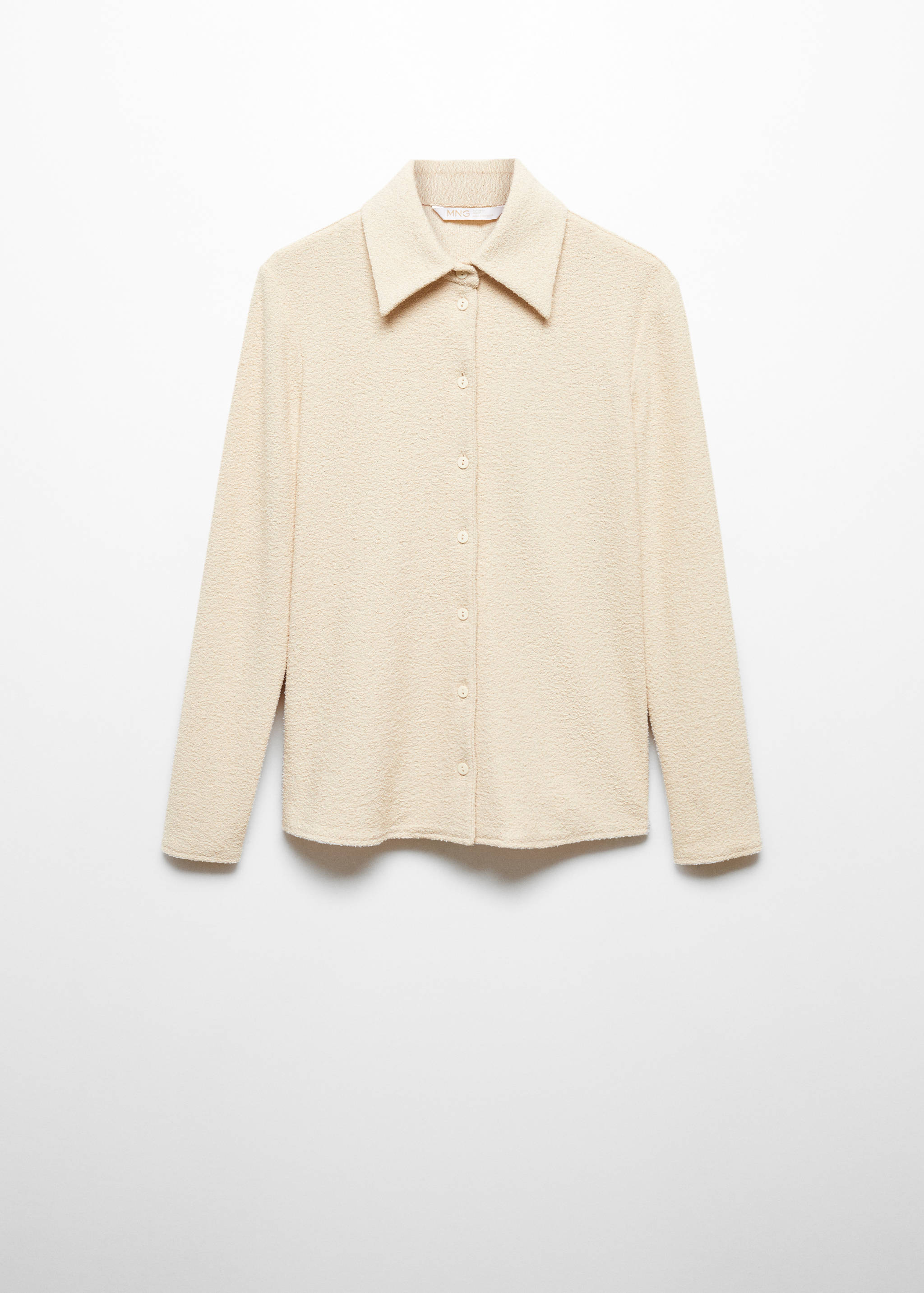 Knitted shirt with button - Article without model