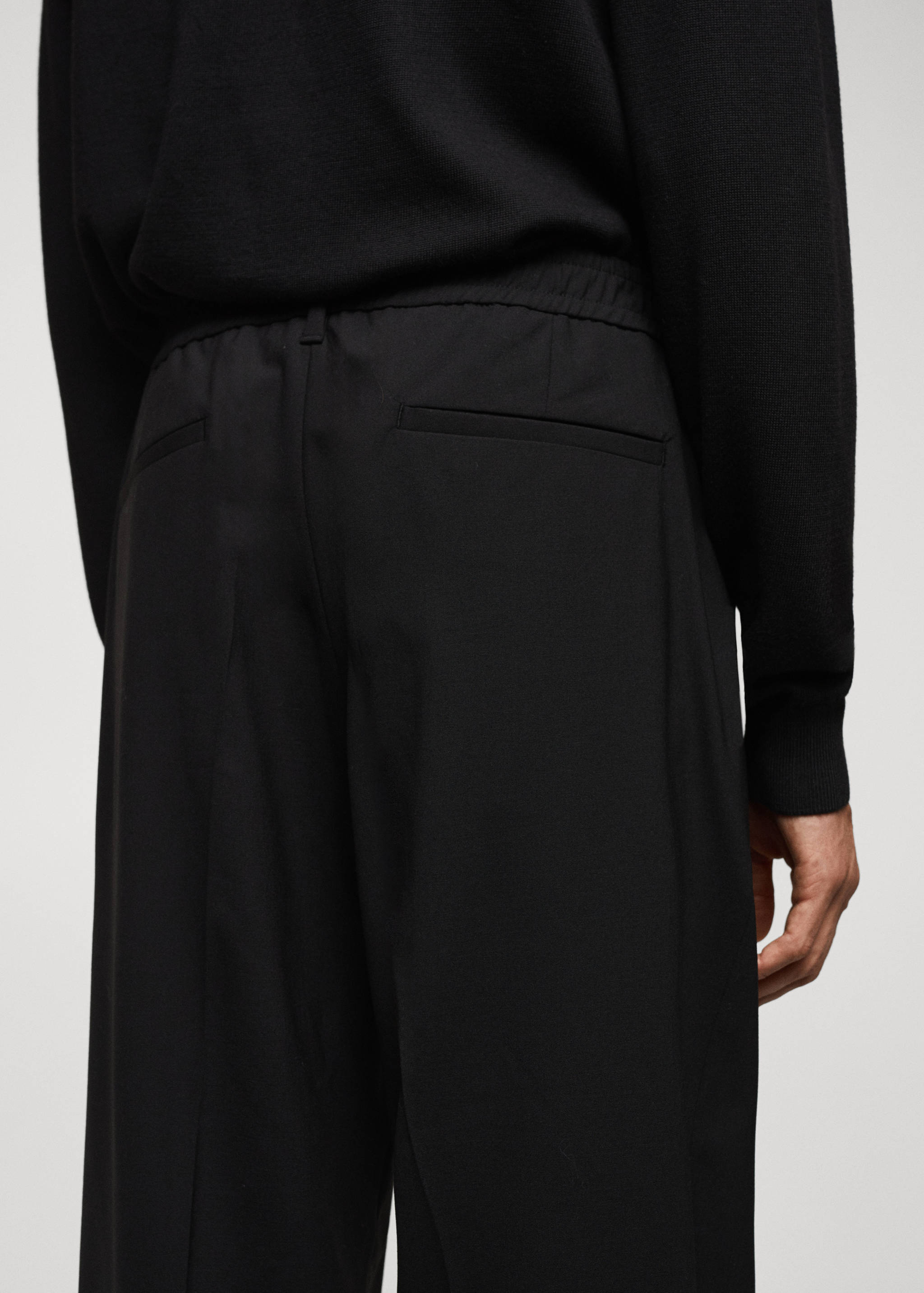 Relaxed-fit wool trousers - Details of the article 4