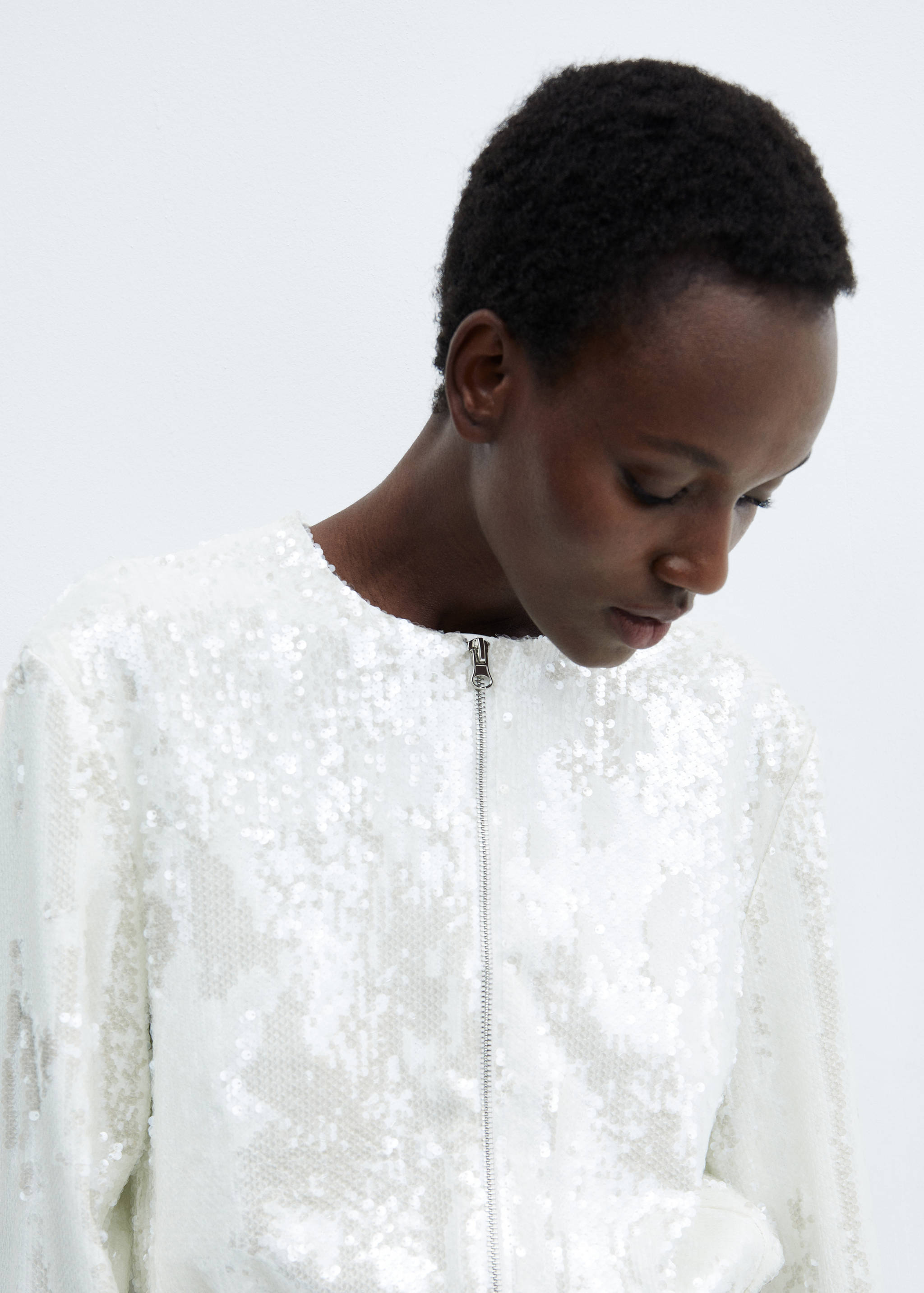 Chaqueta bomber lentejuelas - Detalle del artículo 1