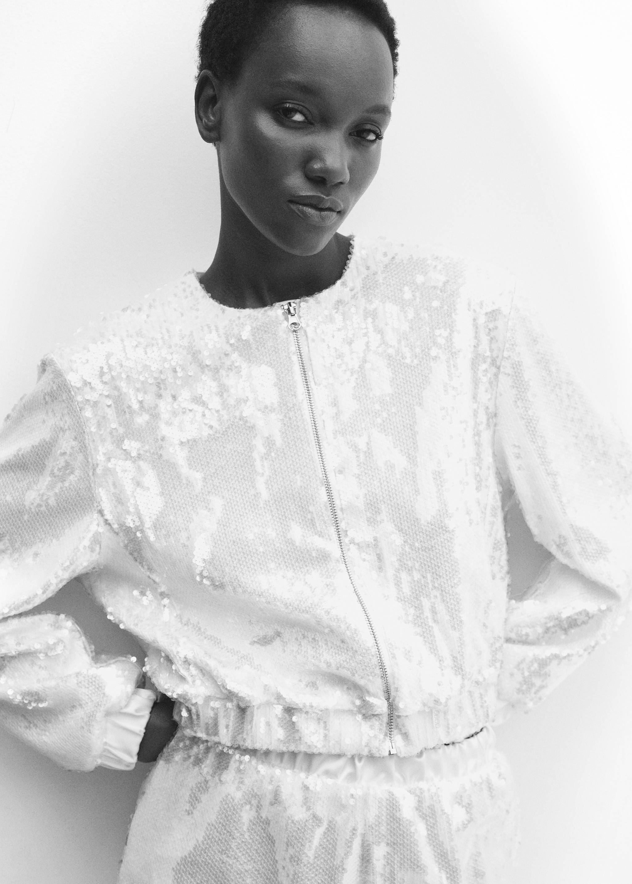 Chaqueta bomber lentejuelas - Detalle del artículo 2