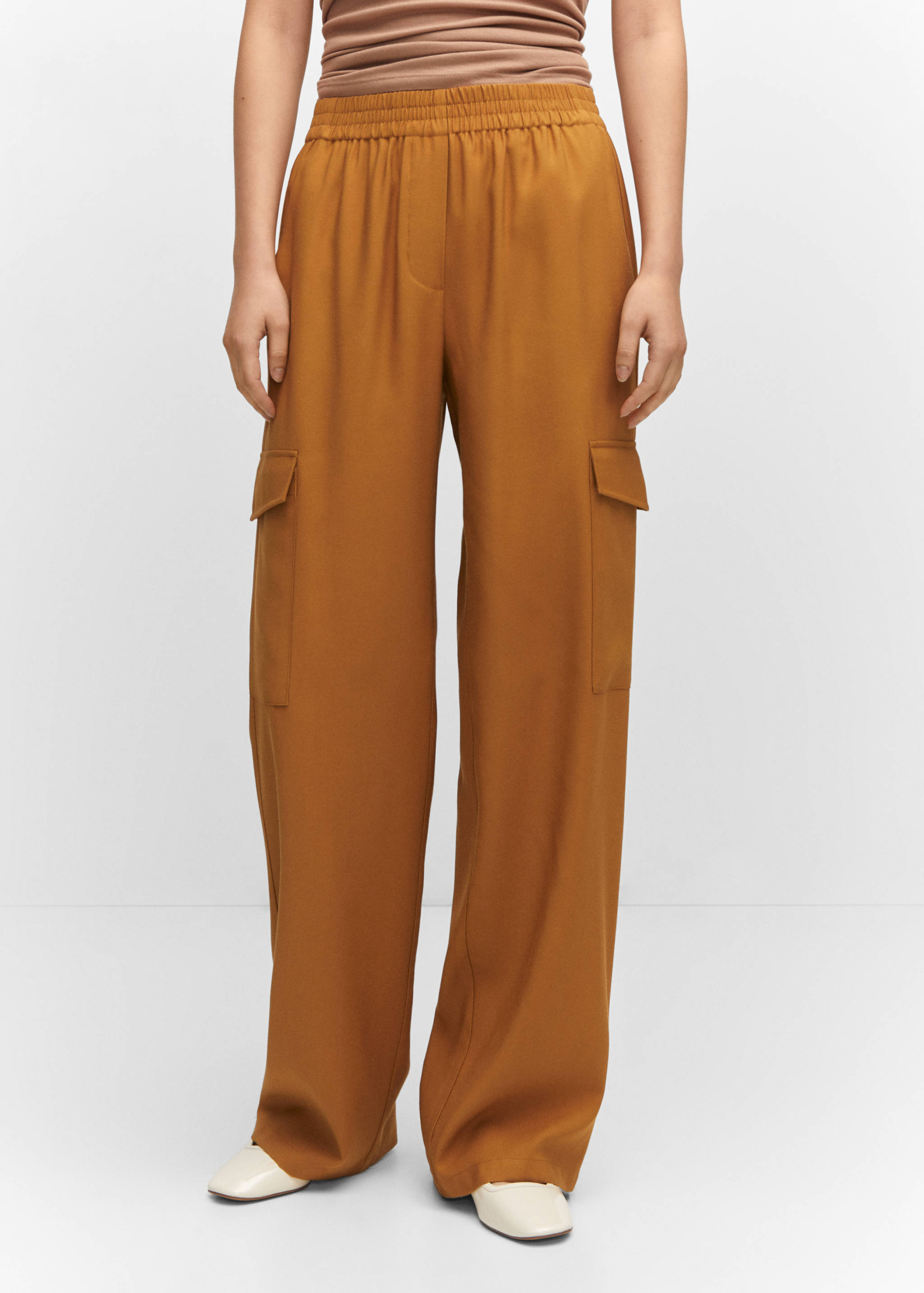 Flowy cargo pants - Medium plane