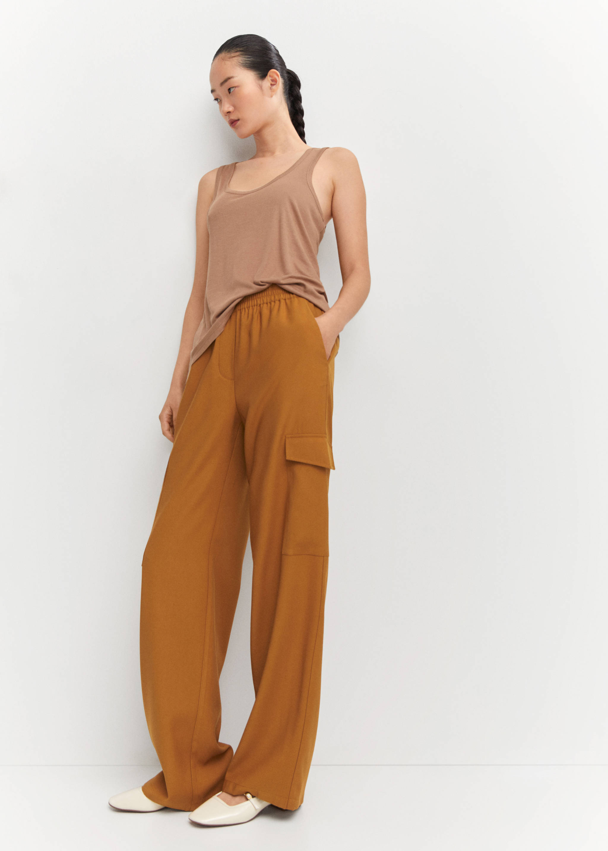 Flowy cargo pants - Details of the article 2